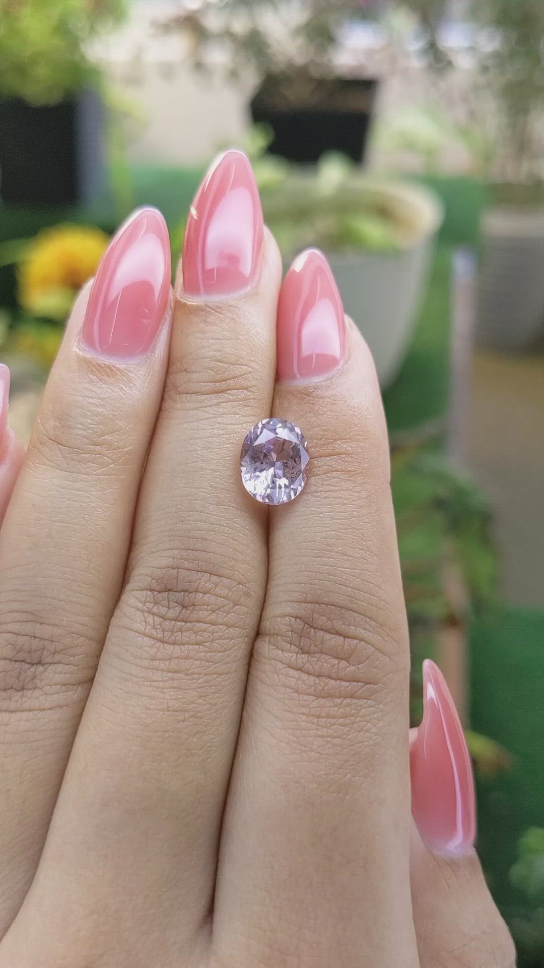 3.08 Ct. Spinel from Ceylon (Sri Lanka) Size Video