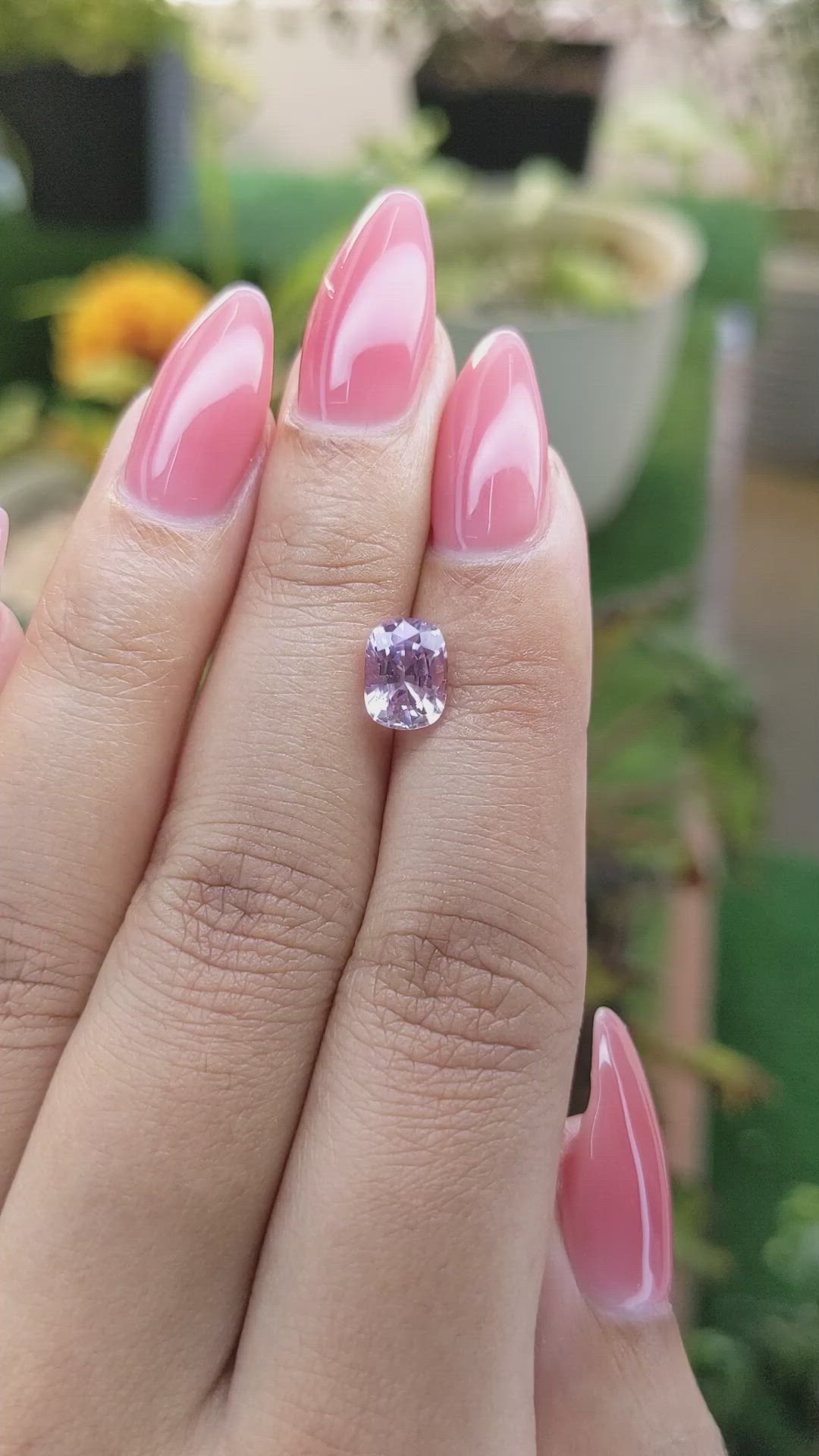 1.76 Ct. Spinel from Ceylon (Sri Lanka) Size Video