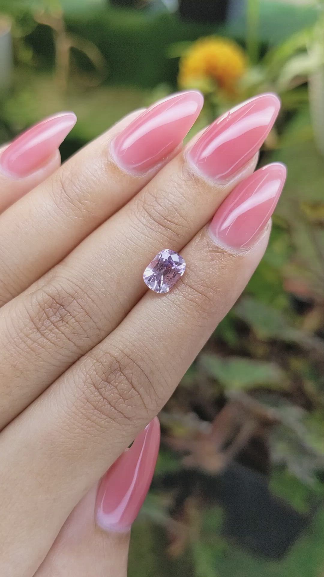 1.76 Ct. Spinel from Ceylon (Sri Lanka) Size Video