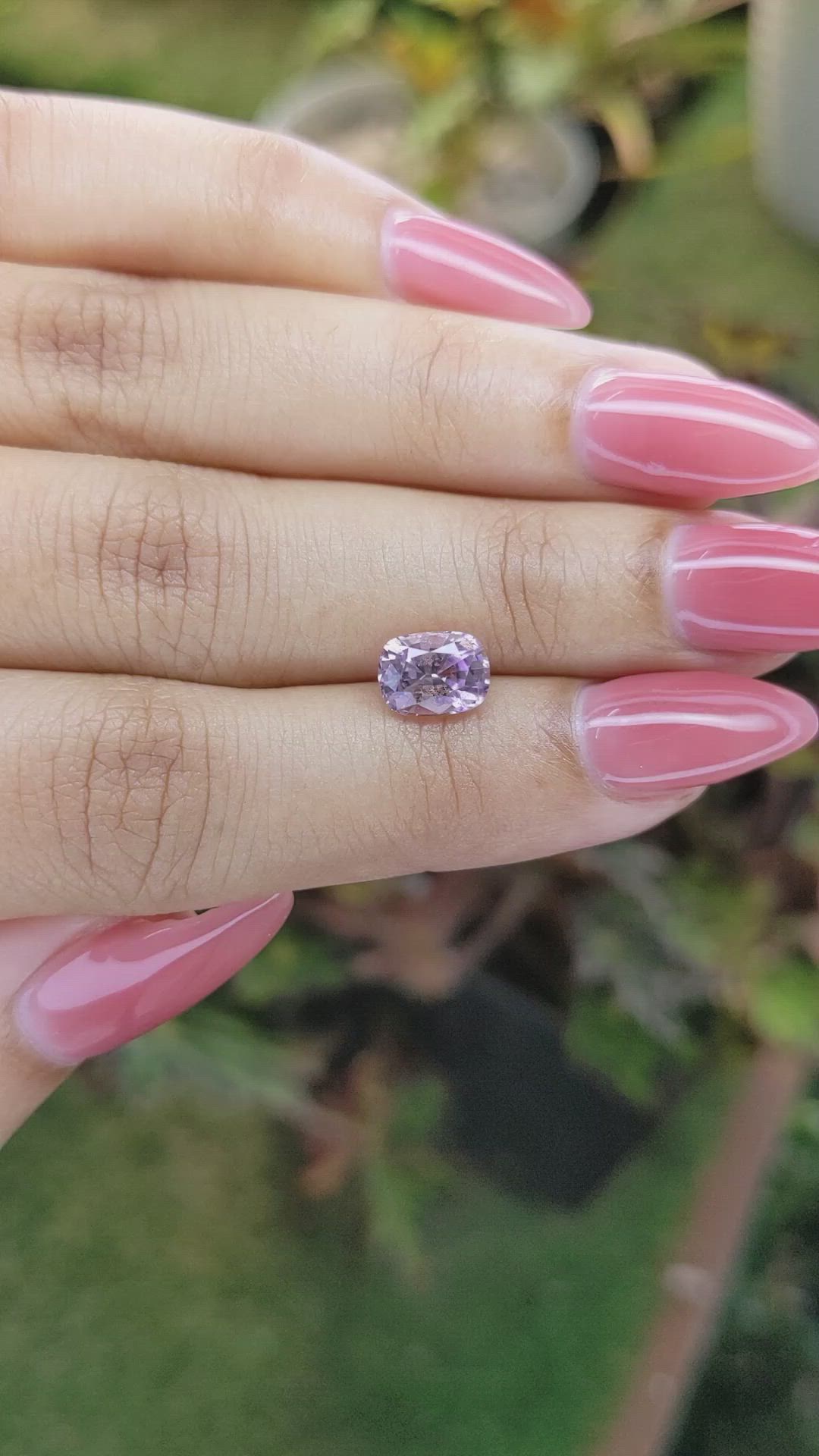 1.76 Ct. Spinel from Ceylon (Sri Lanka) Size Video