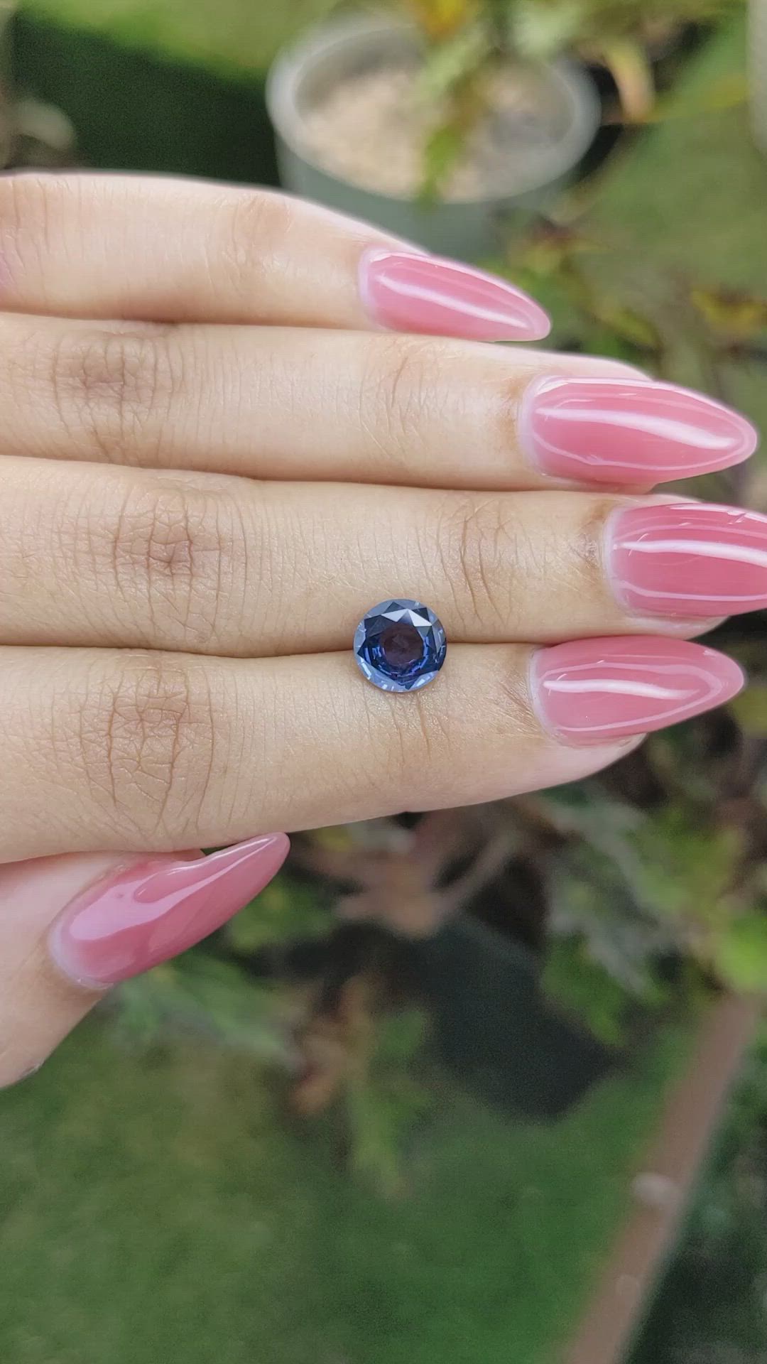 1.51 Ct. Cobalt Spinel from Ceylon (Sri Lanka) Size Video