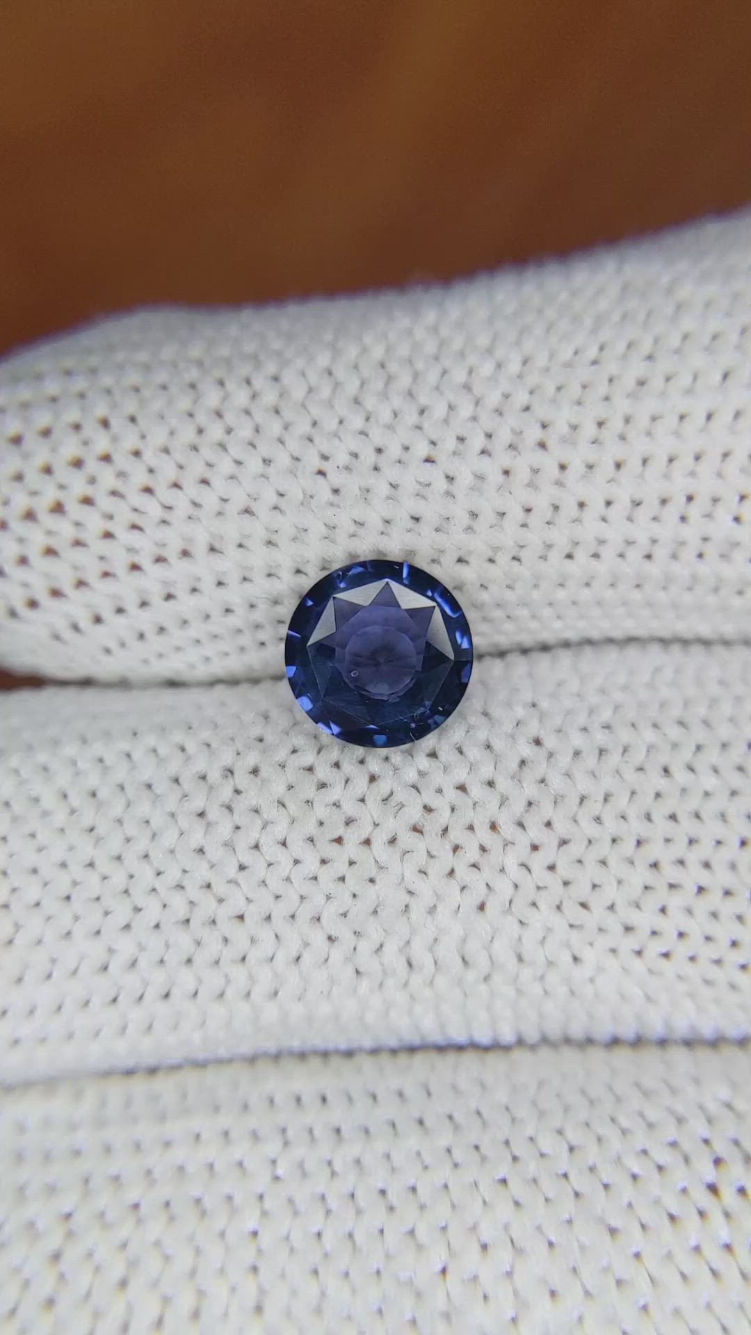 1.51 Ct. Cobalt Spinel from Ceylon (Sri Lanka) Size Video