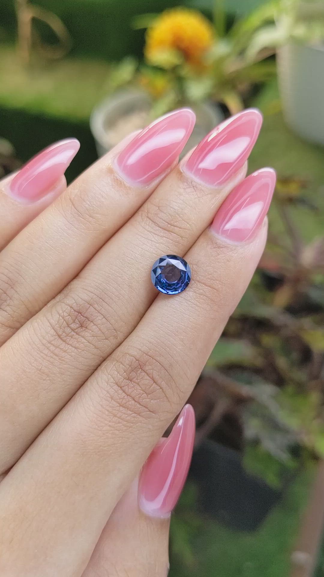 1.51 Ct. Cobalt Spinel from Ceylon (Sri Lanka) Size Video