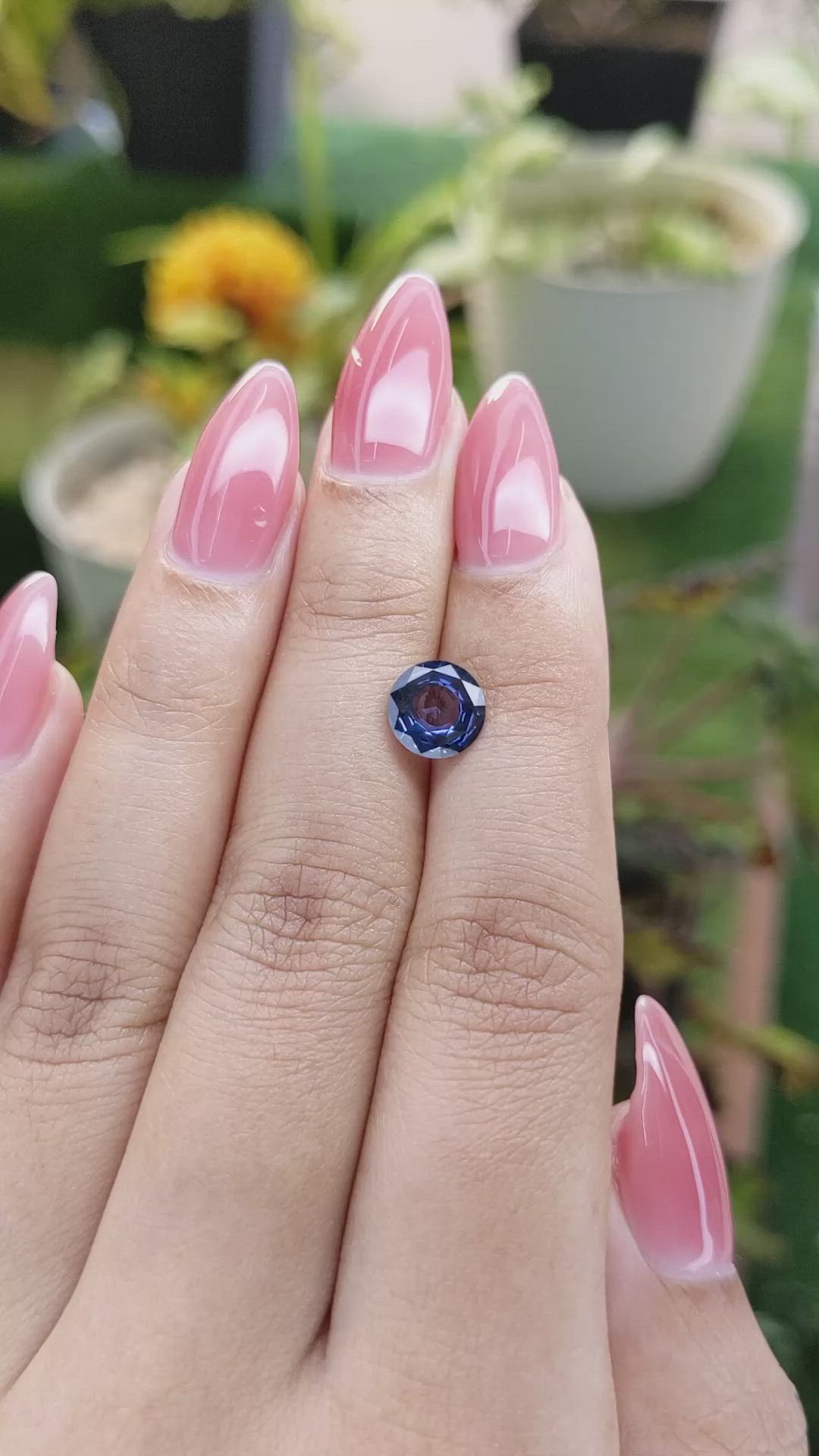 1.51 Ct. Cobalt Spinel from Ceylon (Sri Lanka) Size Video