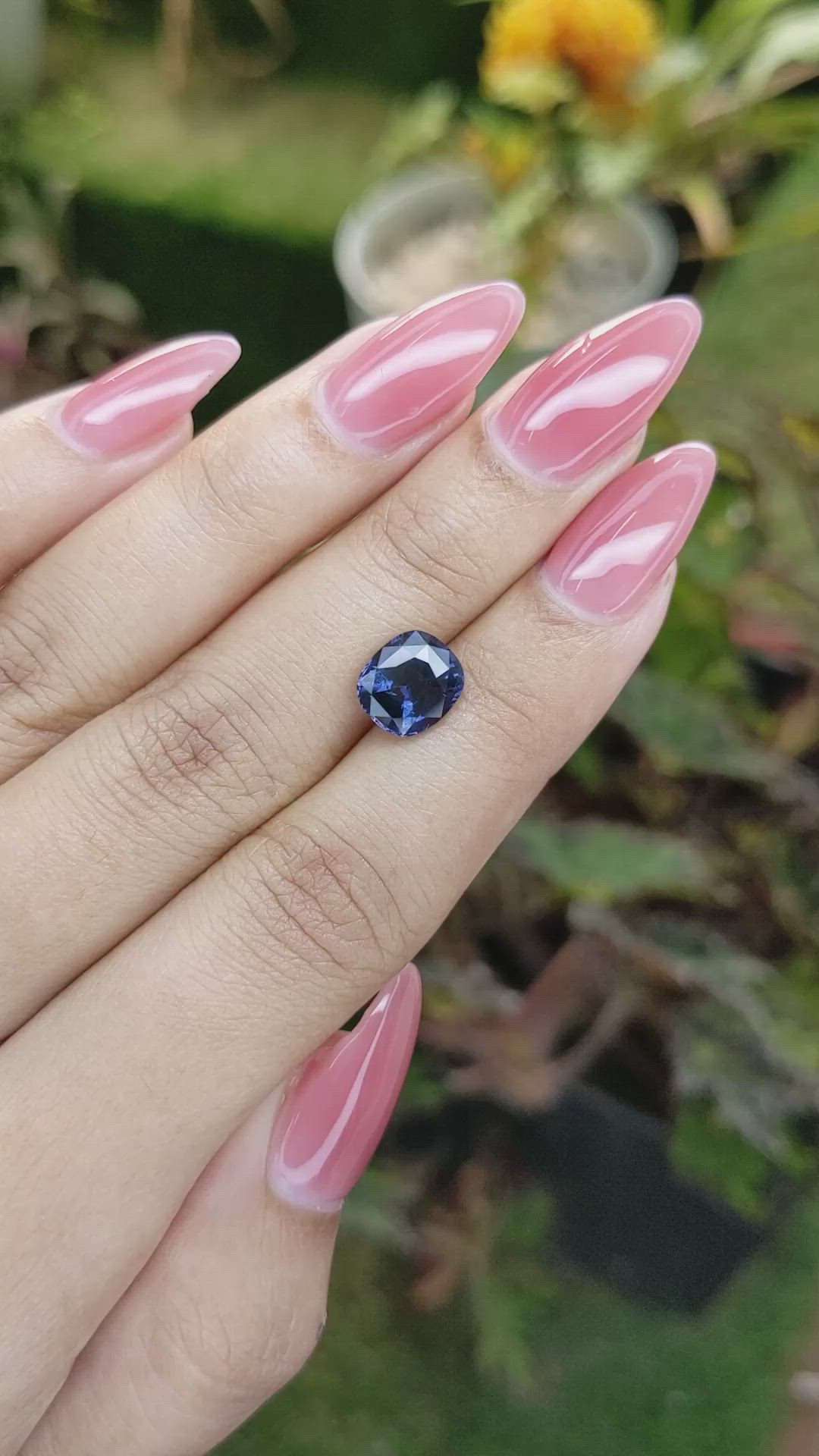 2.70 Ct. Cobalt Spinel from Ceylon (Sri Lanka) Size Video