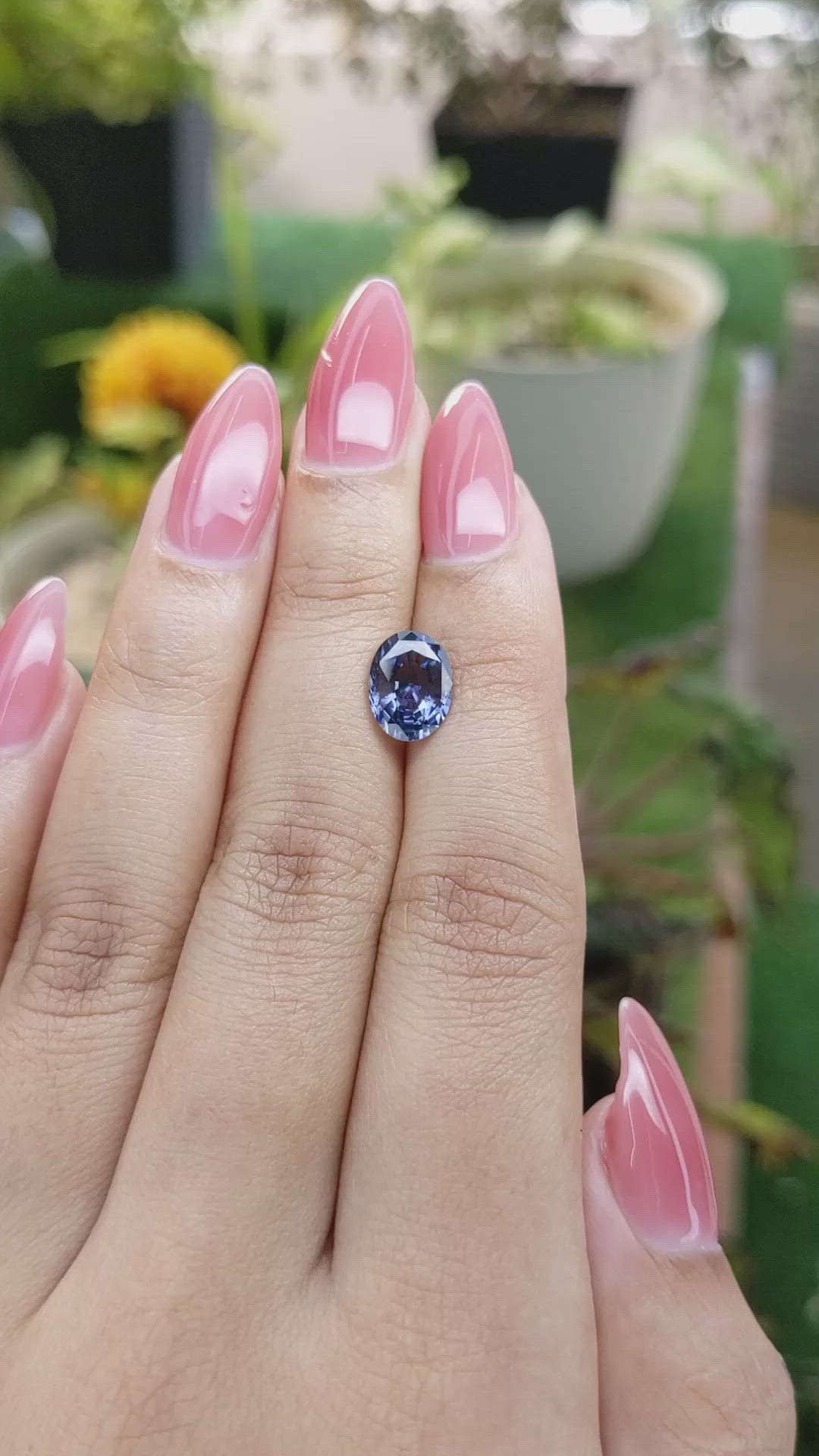 2.15 Ct. Cobalt Spinel from Ceylon (Sri Lanka) Size Video
