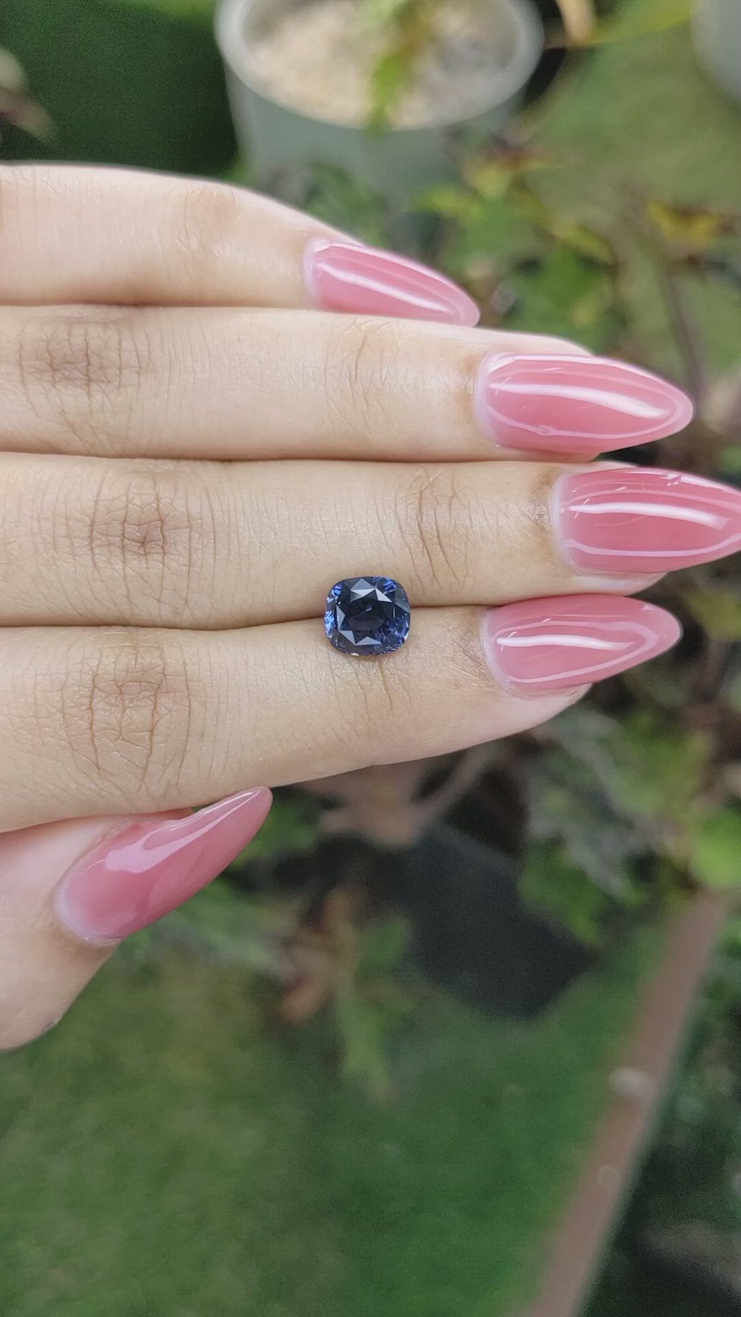 2.11 Ct. Cobalt Spinel from Ceylon (Sri Lanka) Size Video