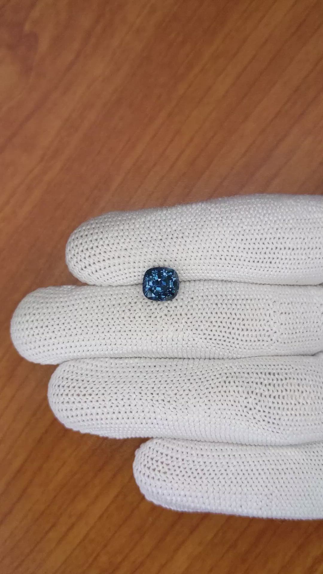 2.11 Ct. Cobalt Spinel from Ceylon (Sri Lanka) Size Video