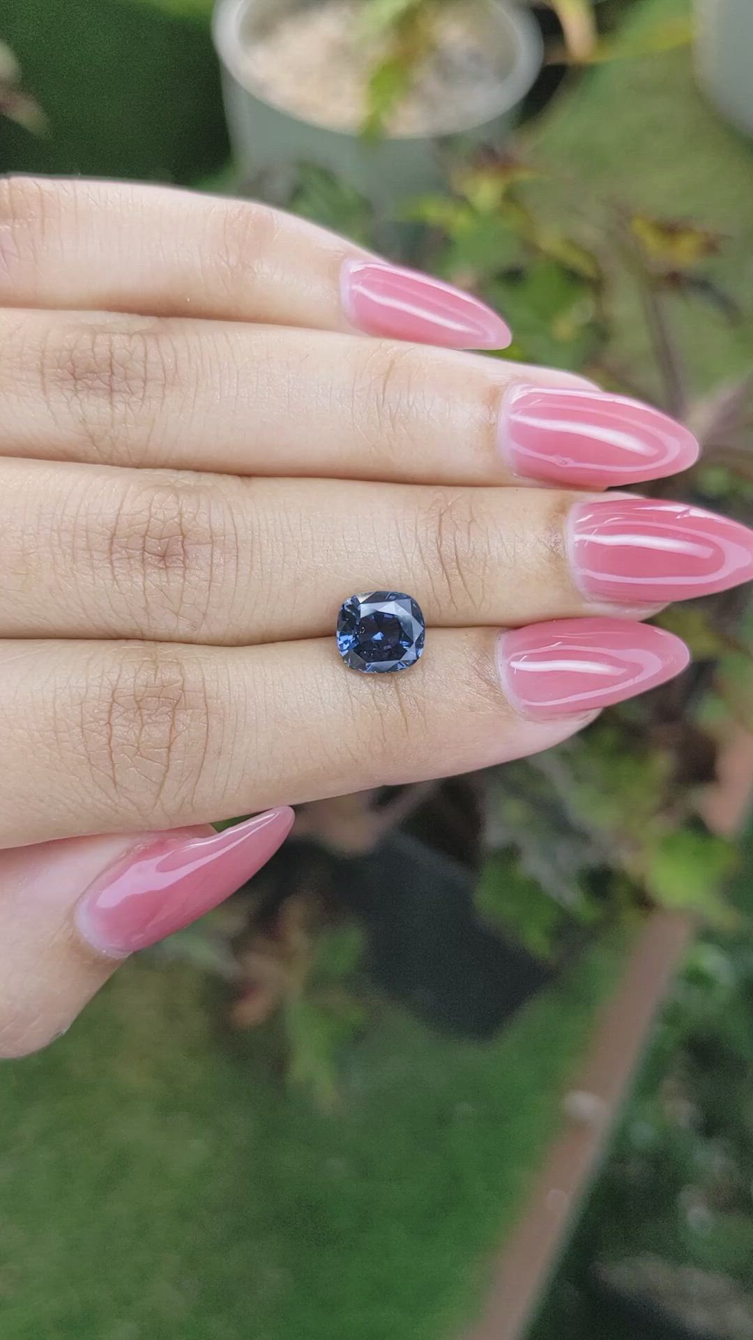 2.27 Ct. Cobalt Spinel from Ceylon (Sri Lanka) Size Video