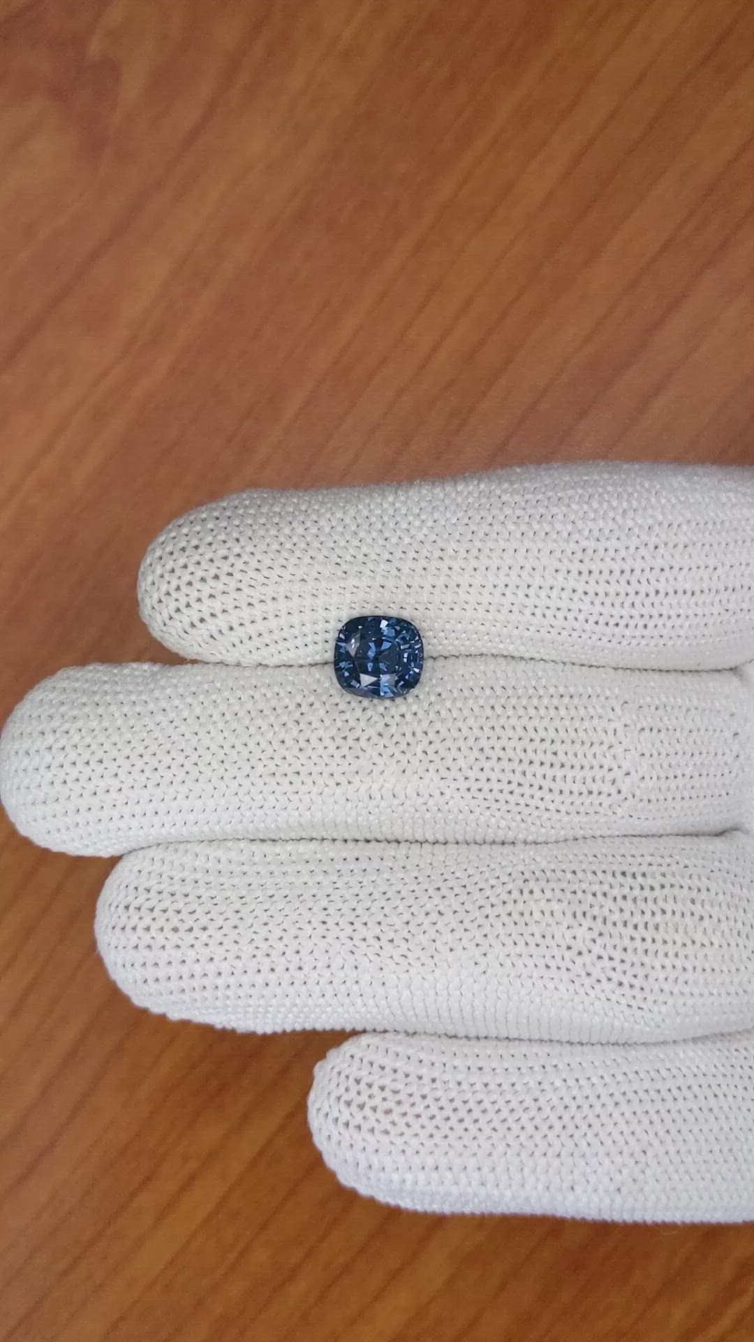 2.27 Ct. Cobalt Spinel from Ceylon (Sri Lanka) Size Video