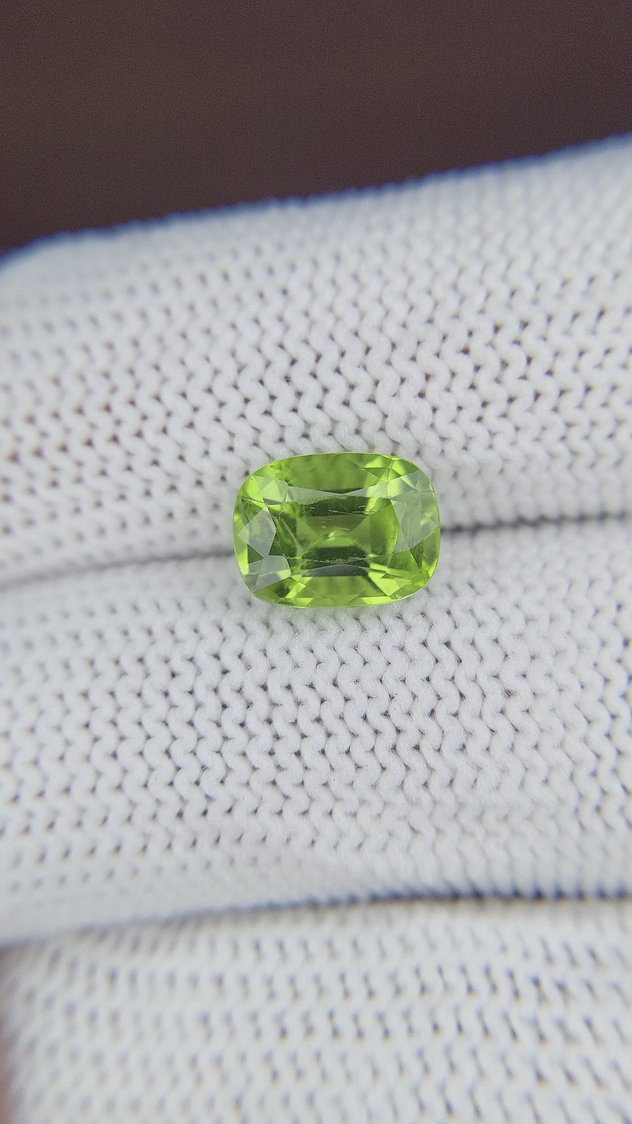 2.74 Ct. Peridot from Ceylon (Sri Lanka) Size Video