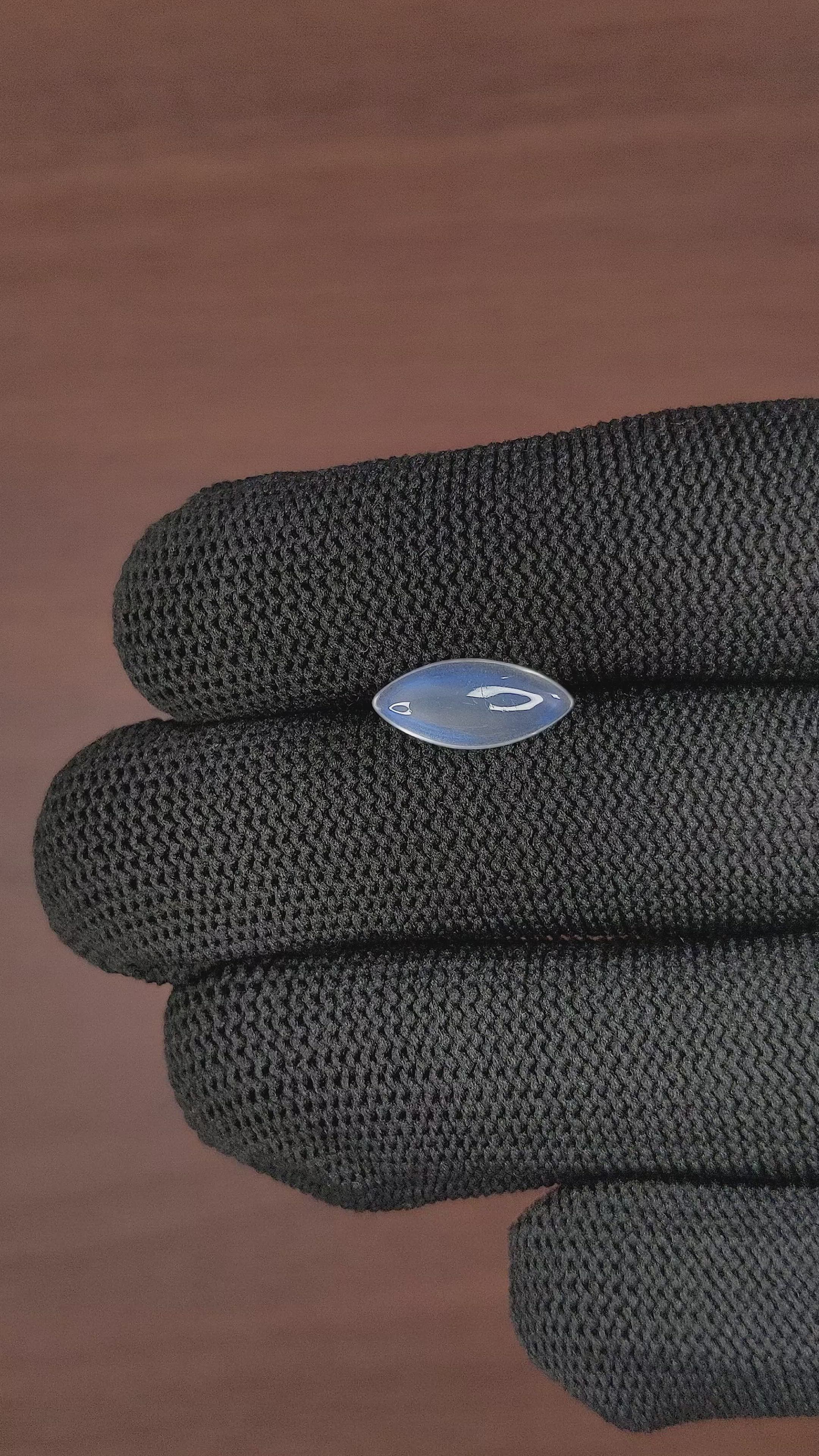 2.62 Ct. Cabochon Moonstone from Ceylon (Sri Lanka) Size Video