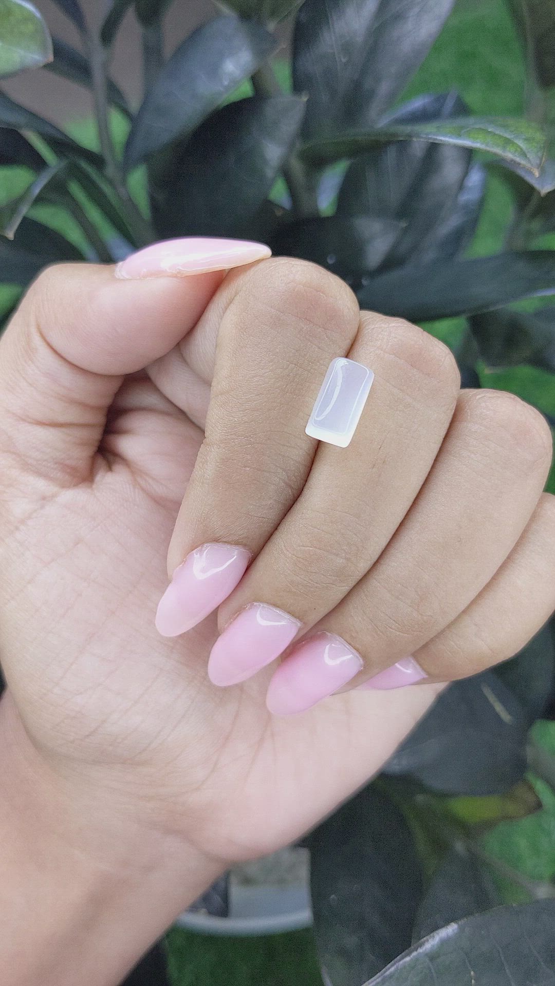 3.23 Ct. Cabochon Moonstone from Ceylon (Sri Lanka) Size Video