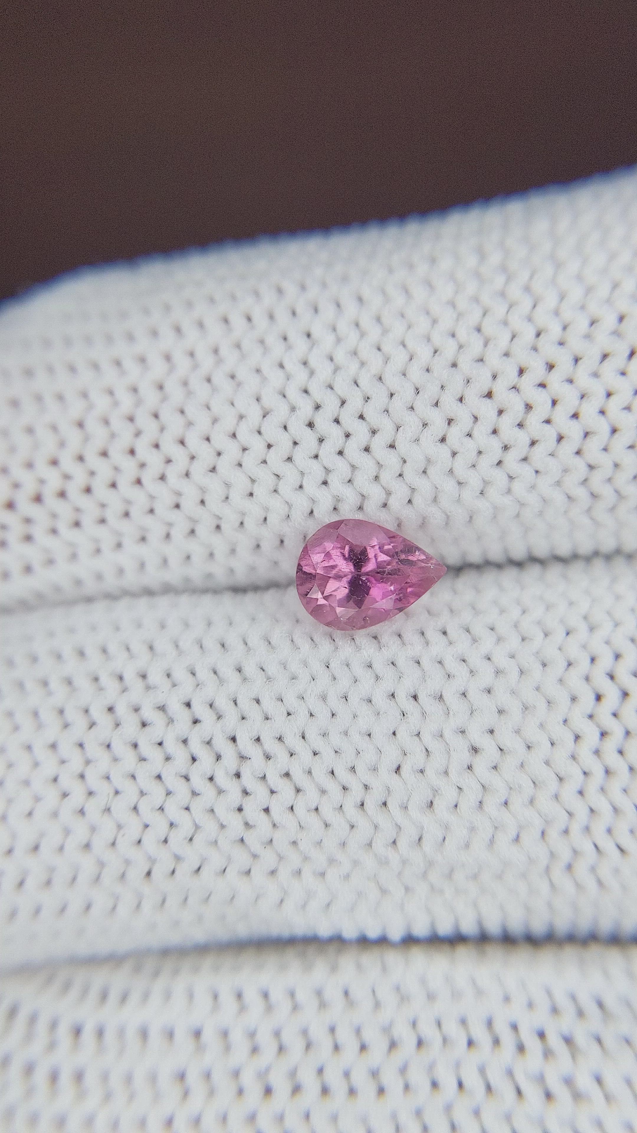 0.75 Ct. Tourmaline from Ceylon (Sri Lanka) Size Video