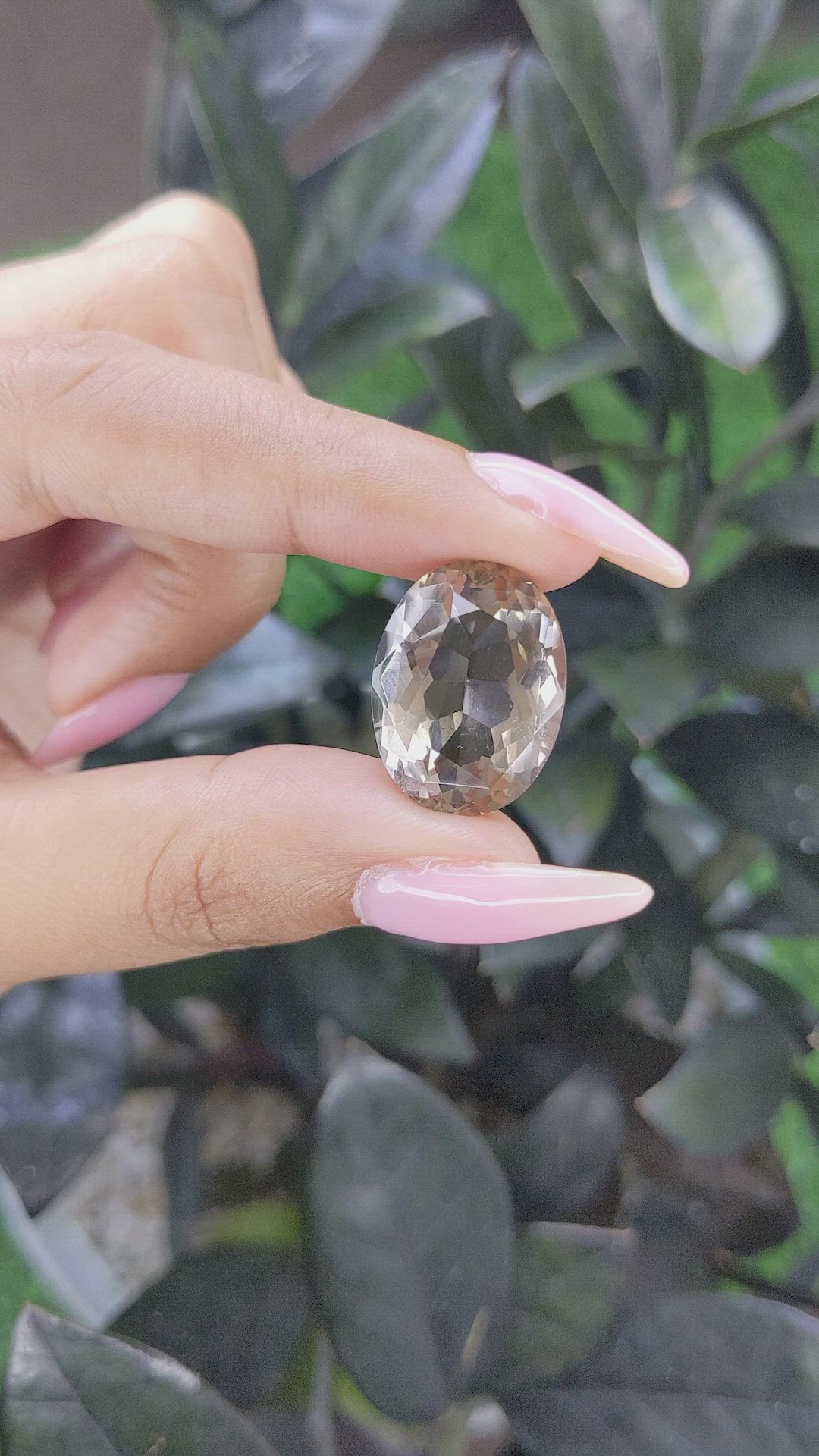 20.50 Ct. Smokey Quartz from Ceylon (Sri Lanka) Size Video