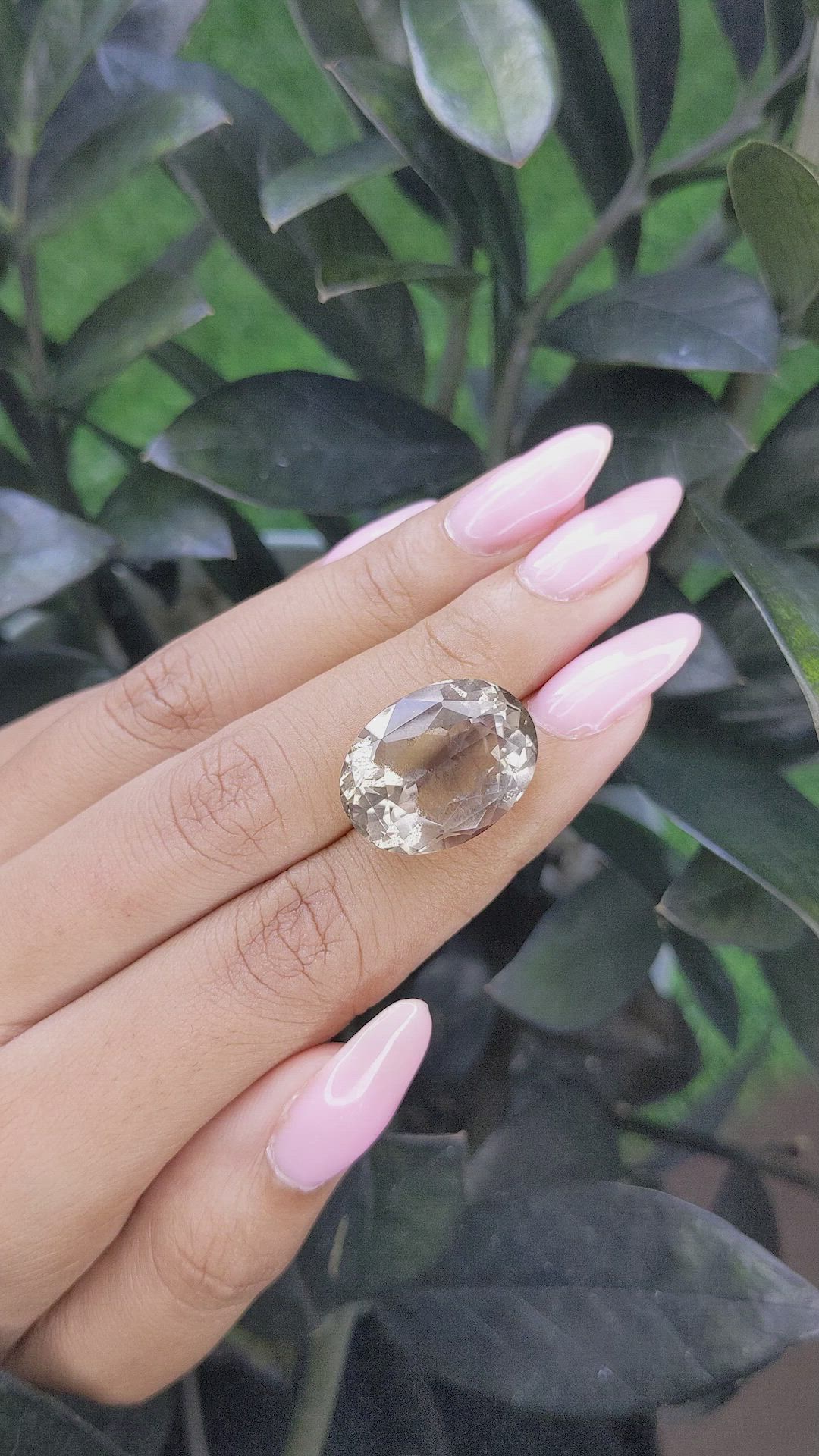 20.50 Ct. Smokey Quartz from Ceylon (Sri Lanka) Size Video