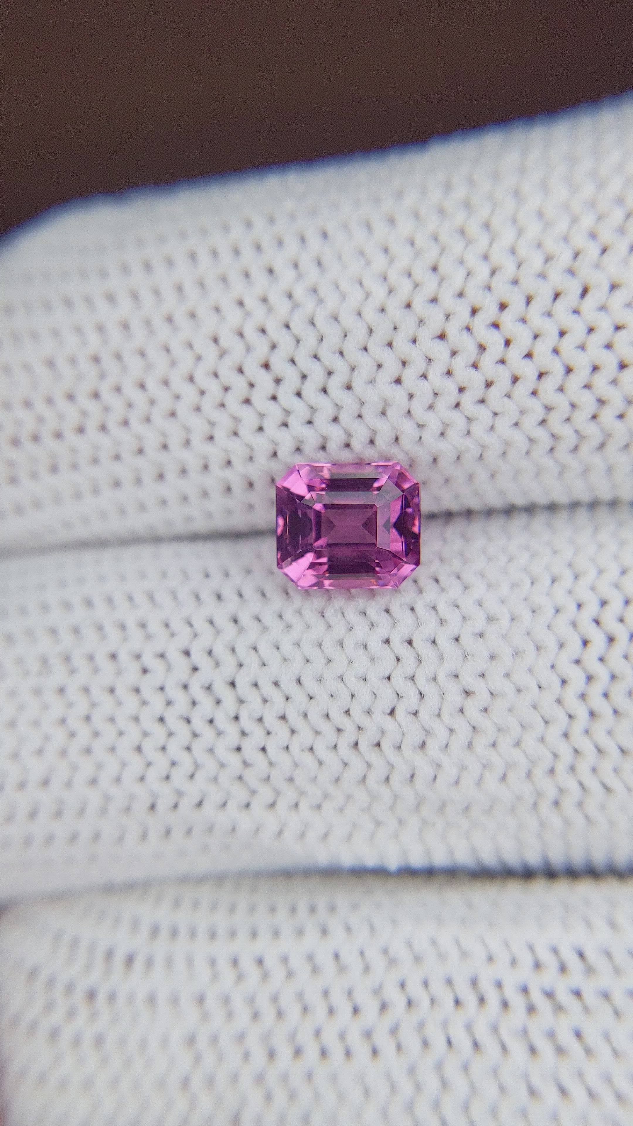 1.84 Ct. Pinkish Purple Spinel from Tanzania Size Video