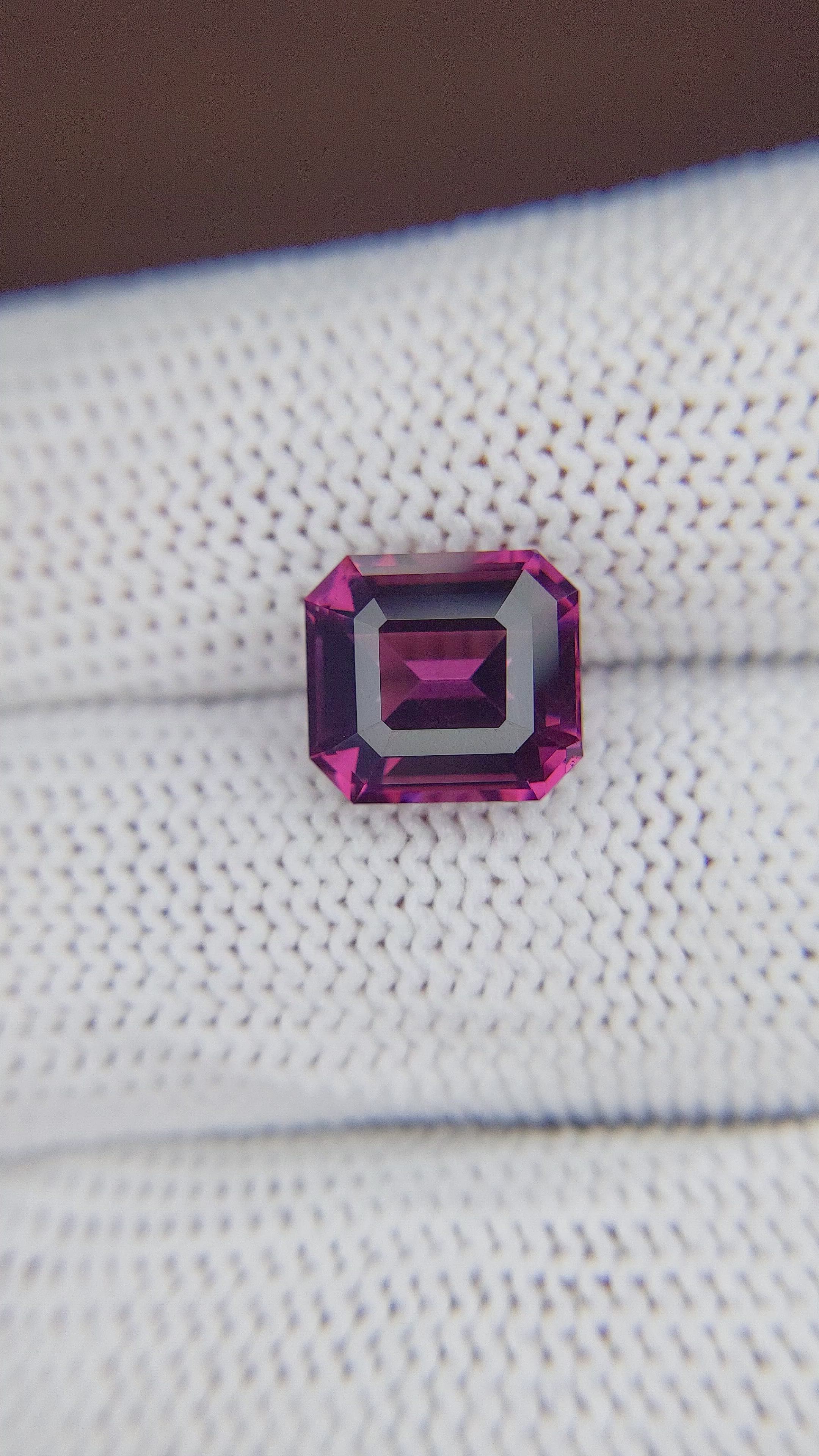 5.22 Ct. Purplish Pink Spinel from Tanzania Size Video
