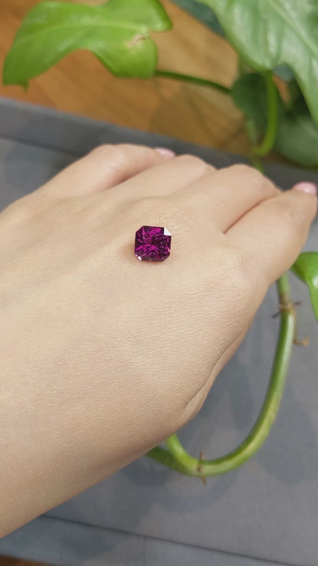 3.46 Ct. Garnet from Tanzania Size Video