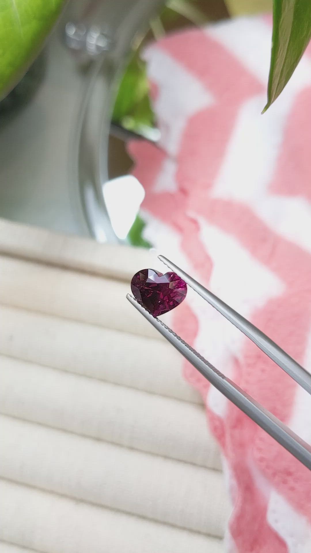 2.61 Ct. Garnet from Tanzania Size Video