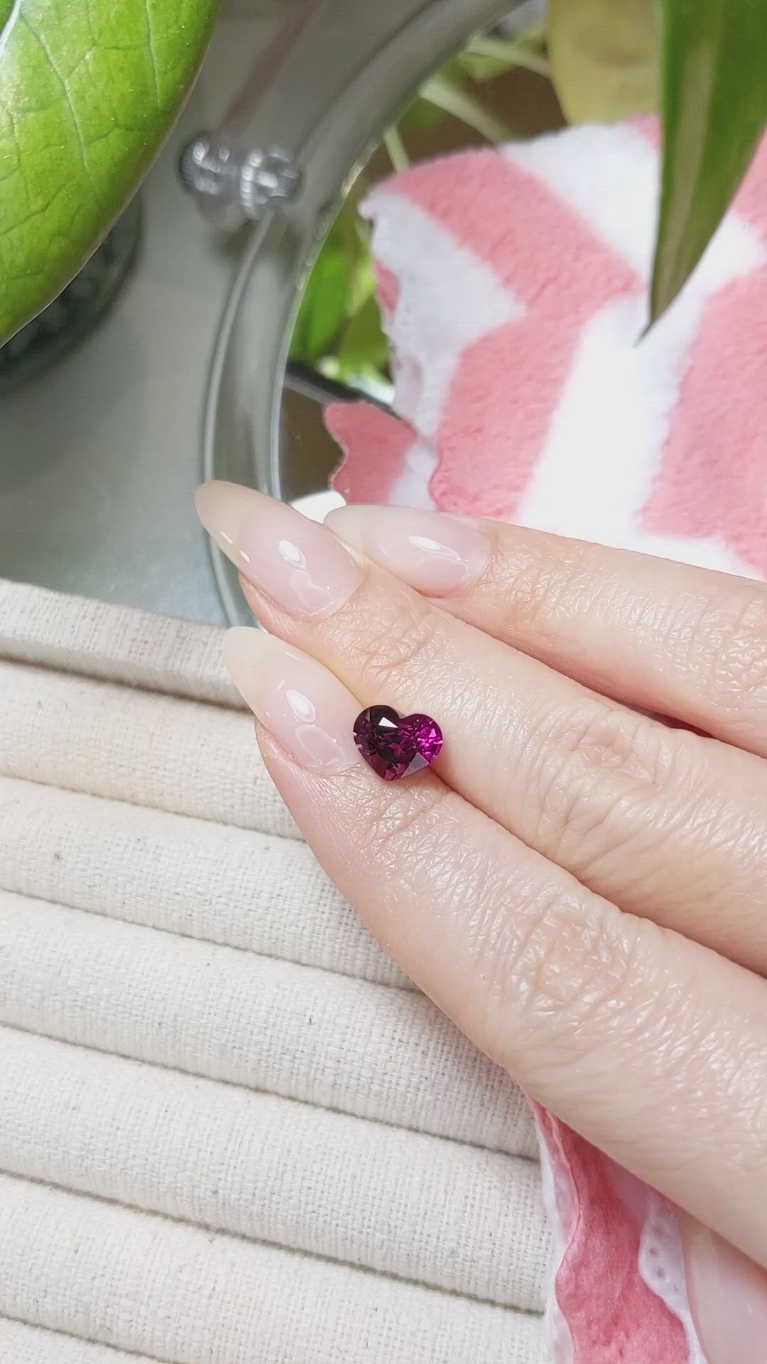2.61 Ct. Garnet from Tanzania Size Video