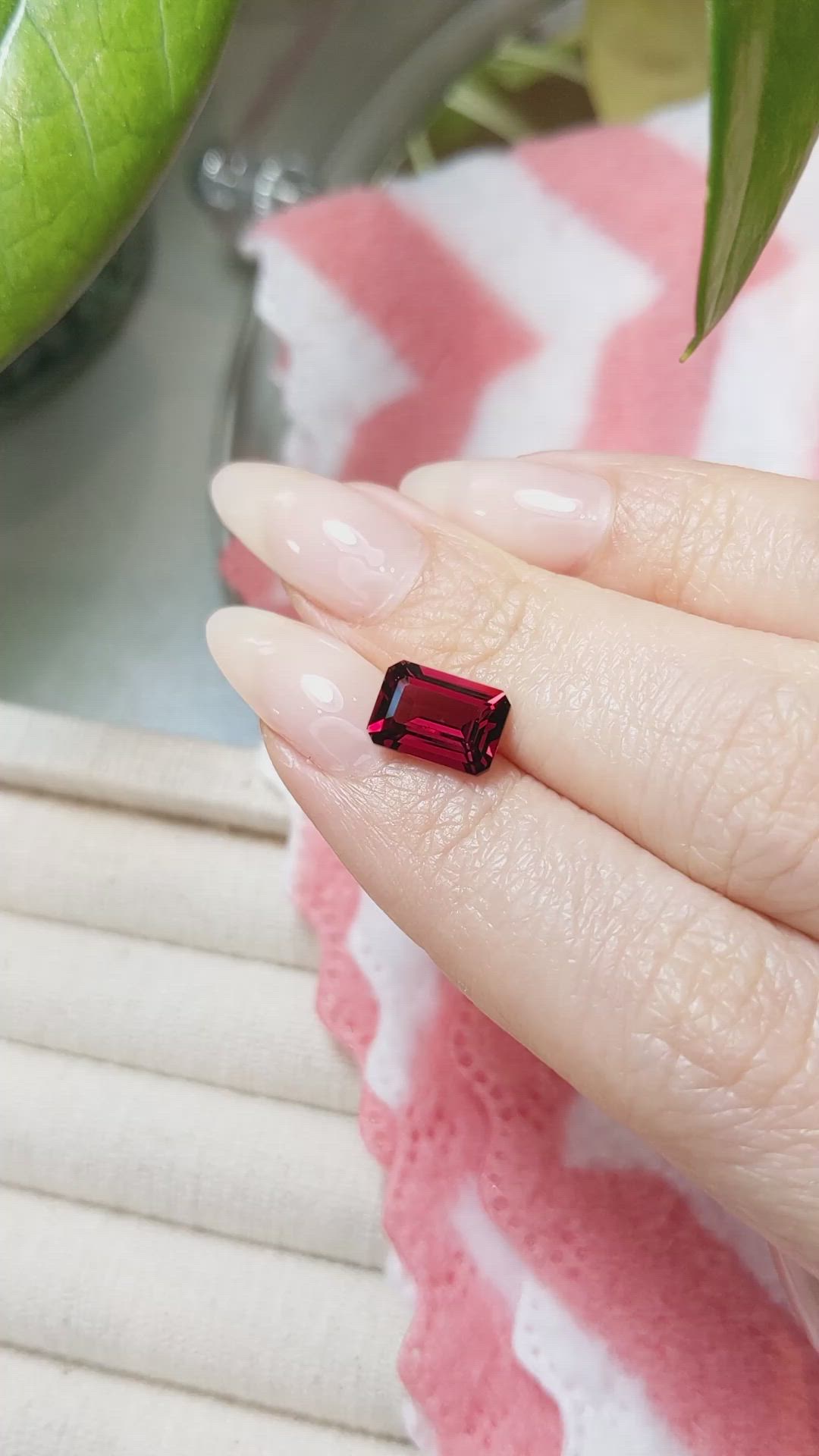 2.98 Ct. Garnet from Tanzania Size Video