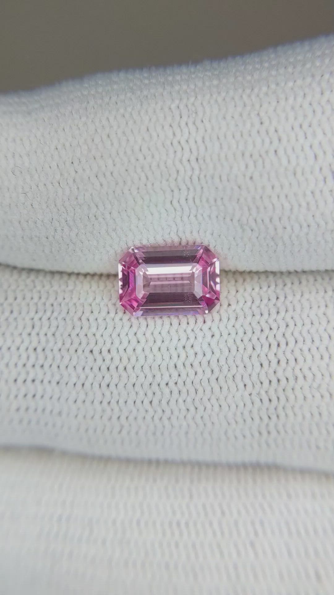 1.55 Ct. Spinel from Burma (Myanmar) Size Video