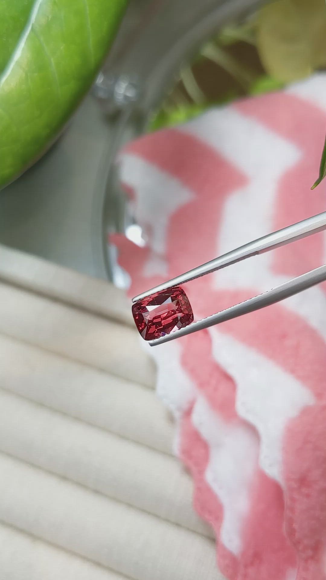 2.74 Ct. Spinel from Burma (Myanmar) Size Video