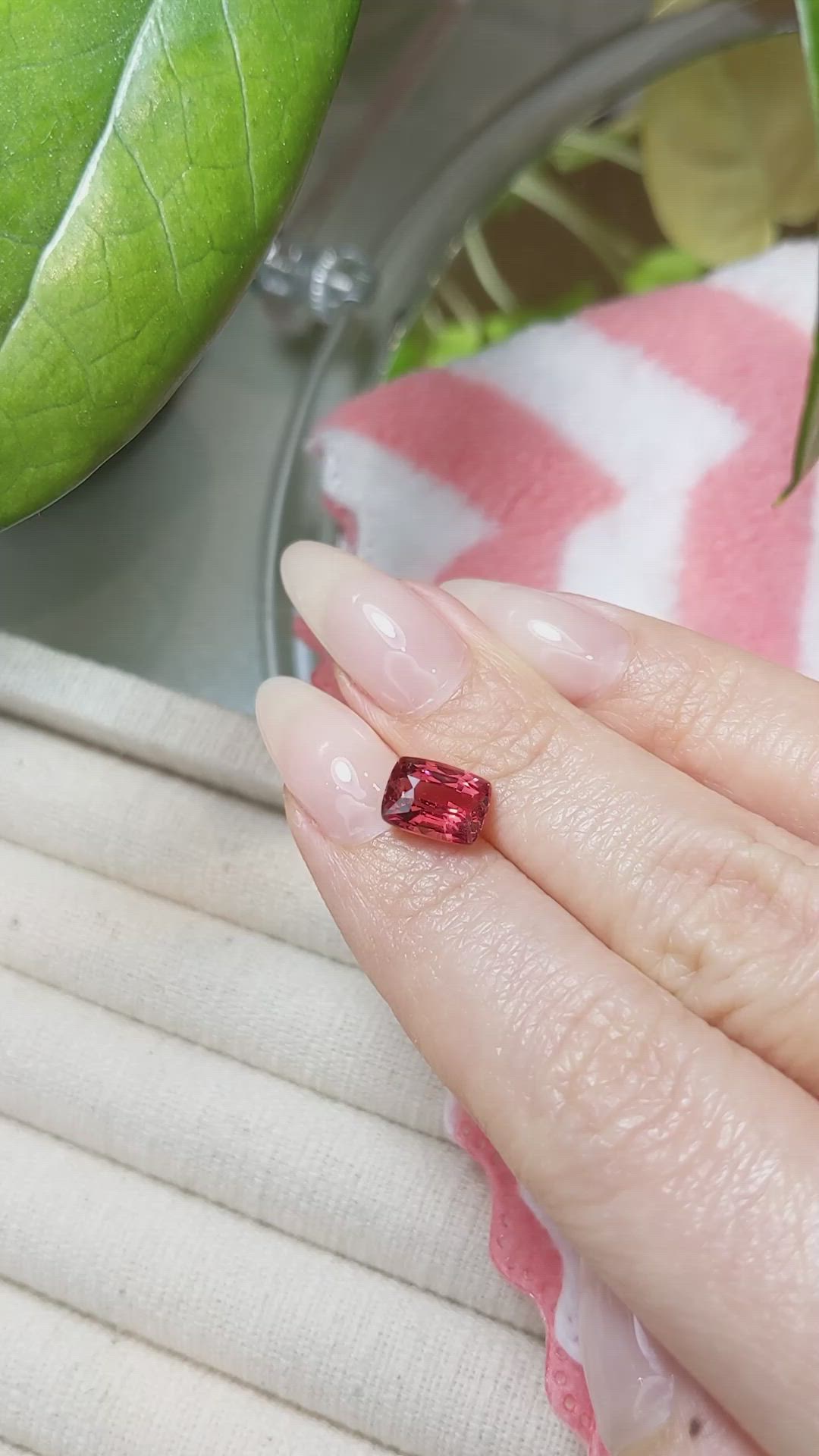 2.74 Ct. Spinel from Burma (Myanmar) Size Video
