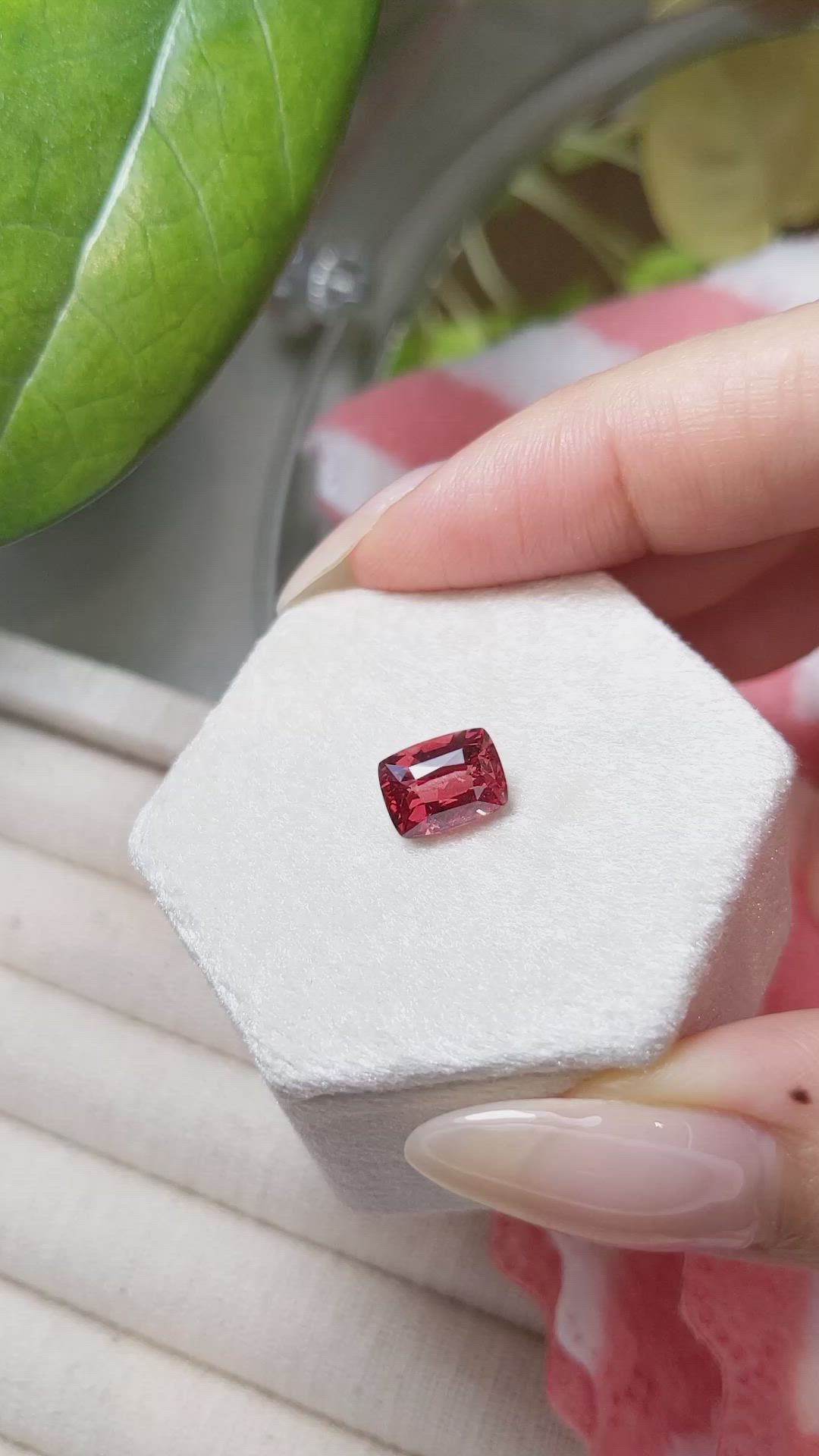 2.74 Ct. Spinel from Burma (Myanmar) Size Video