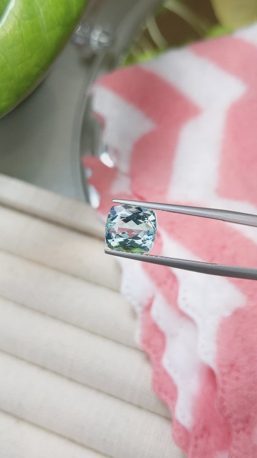 3.73 Ct. Paraiba Tourmaline from Africa Size Video