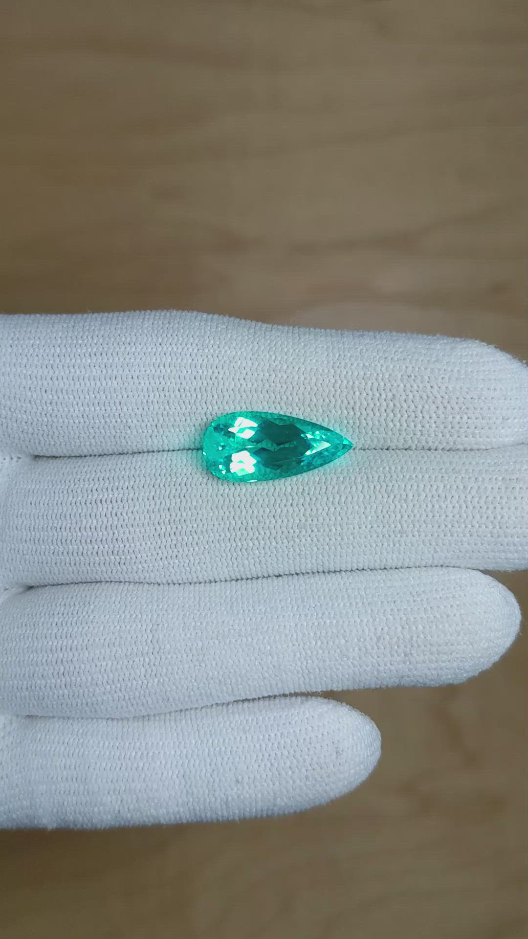 5.71 Ct. Paraiba Tourmaline from Mozambique Size Video
