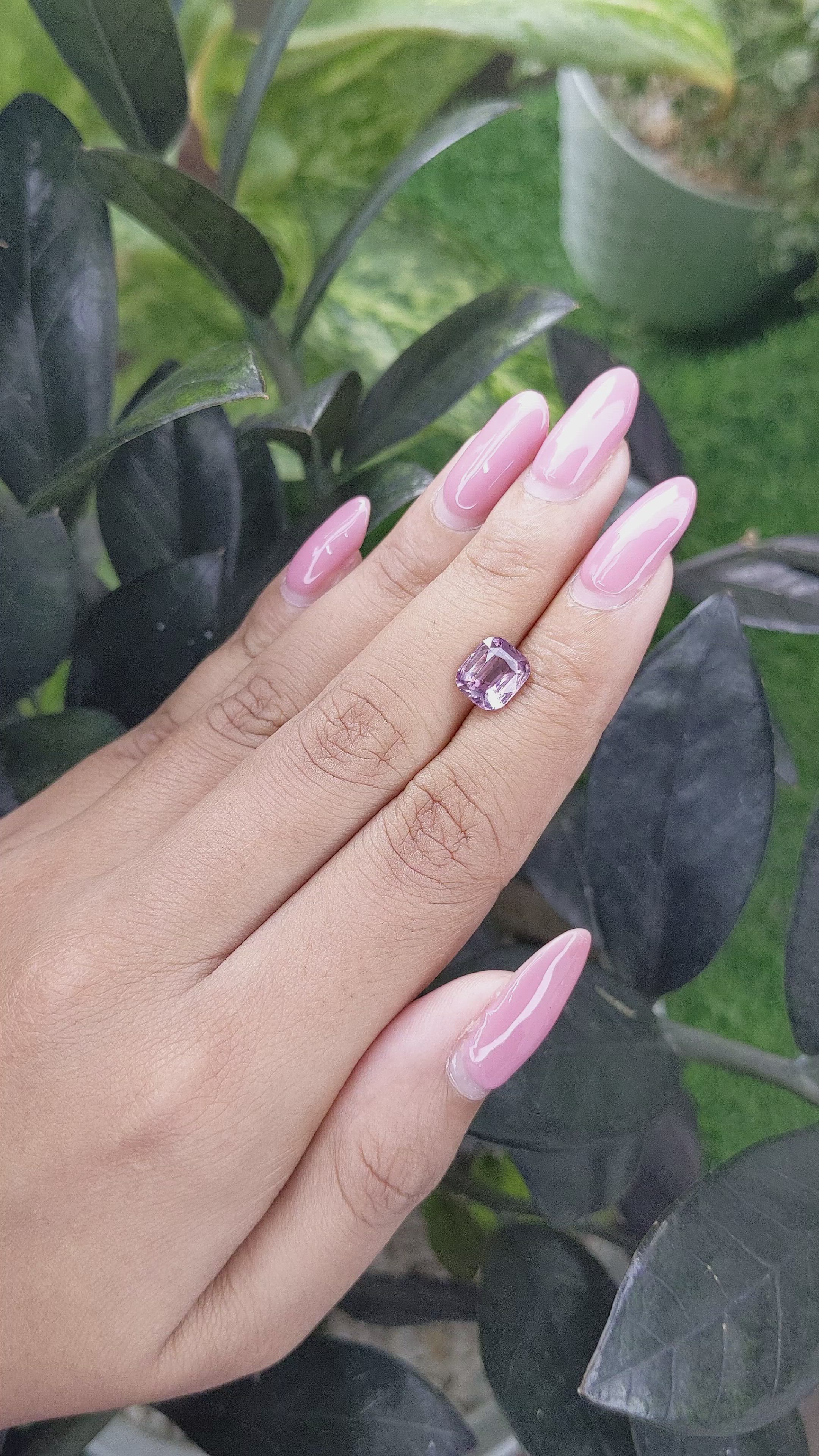 2.01 Ct. Spinel from Burma (Myanmar) Size Video