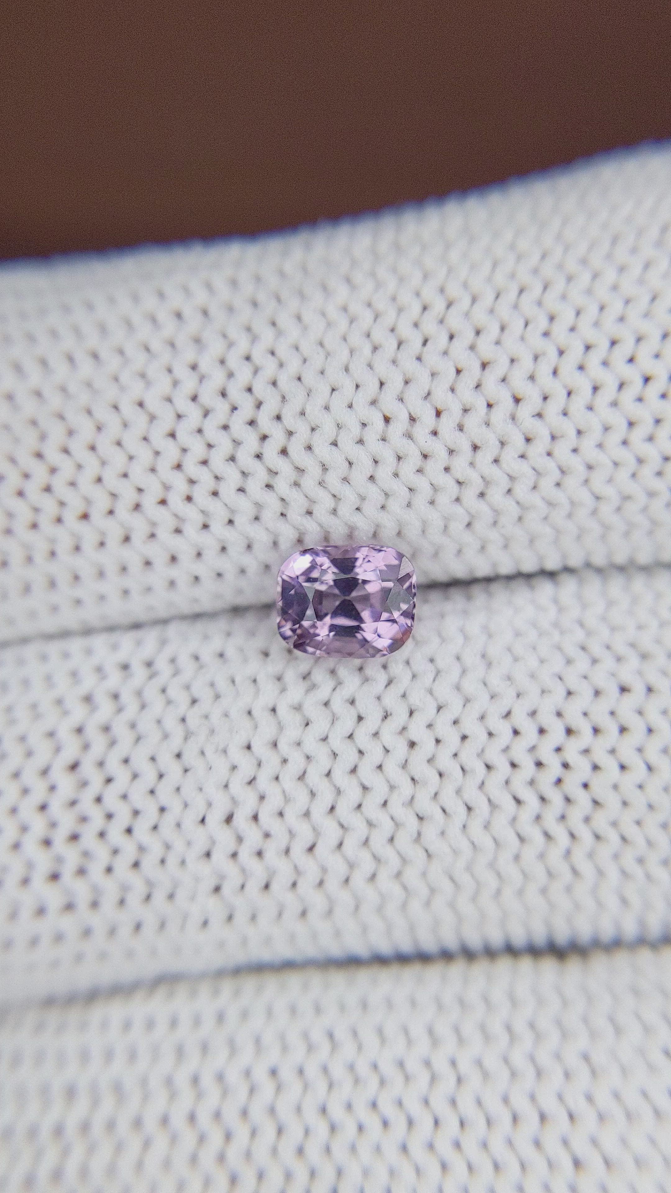 1.00 Ct. Spinel from Burma (Myanmar) Size Video