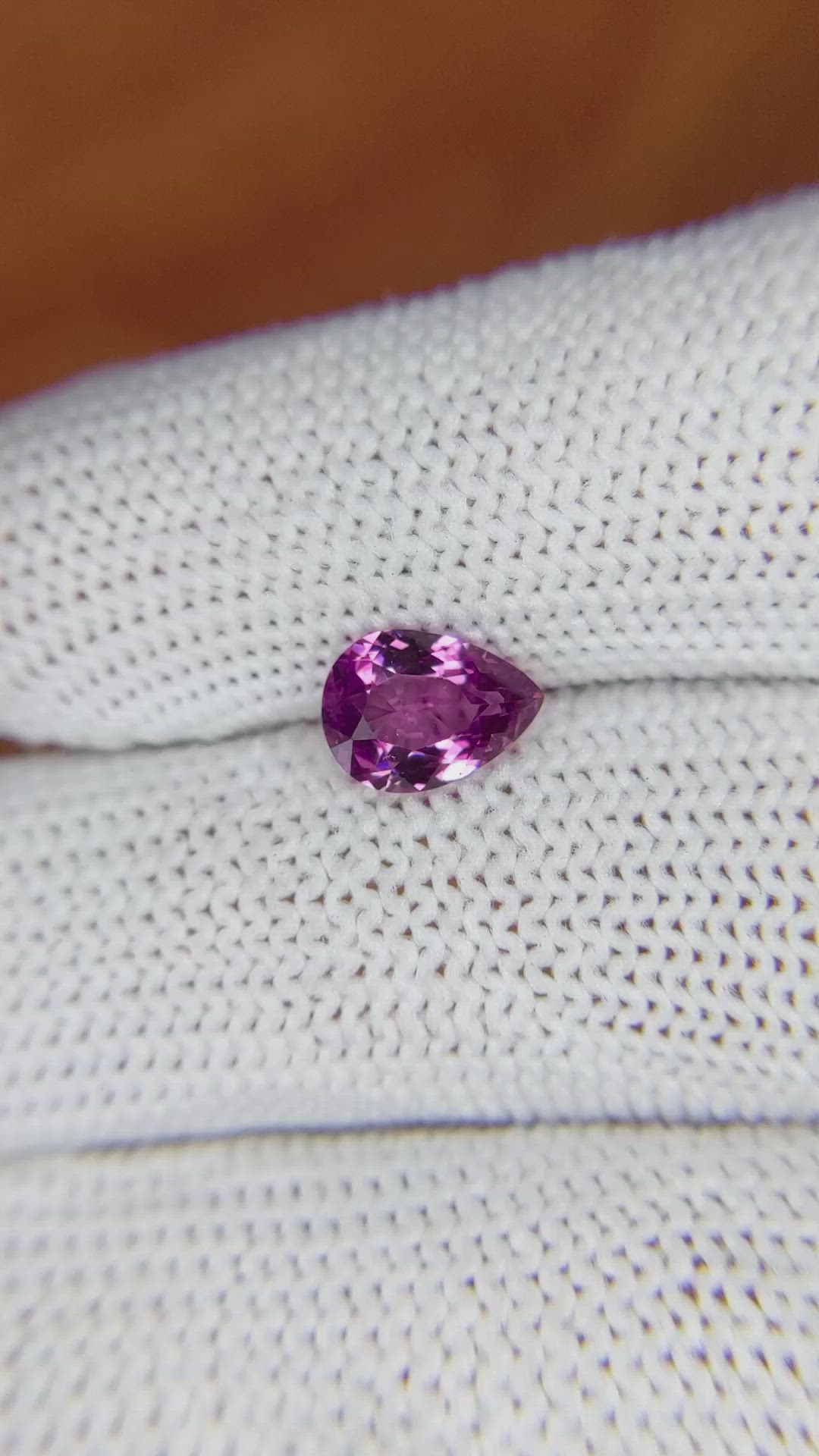 1.34 Ct. Spinel from Ceylon (Sri Lanka) Size Video