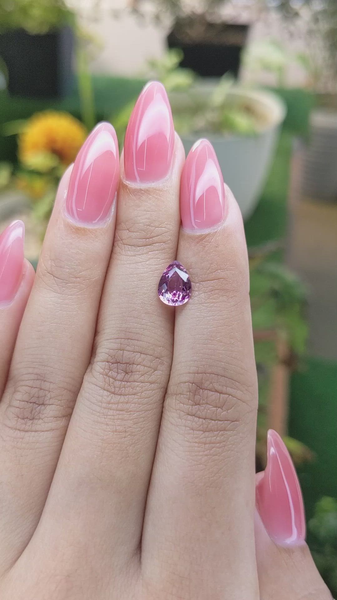 1.34 Ct. Spinel from Ceylon (Sri Lanka) Size Video