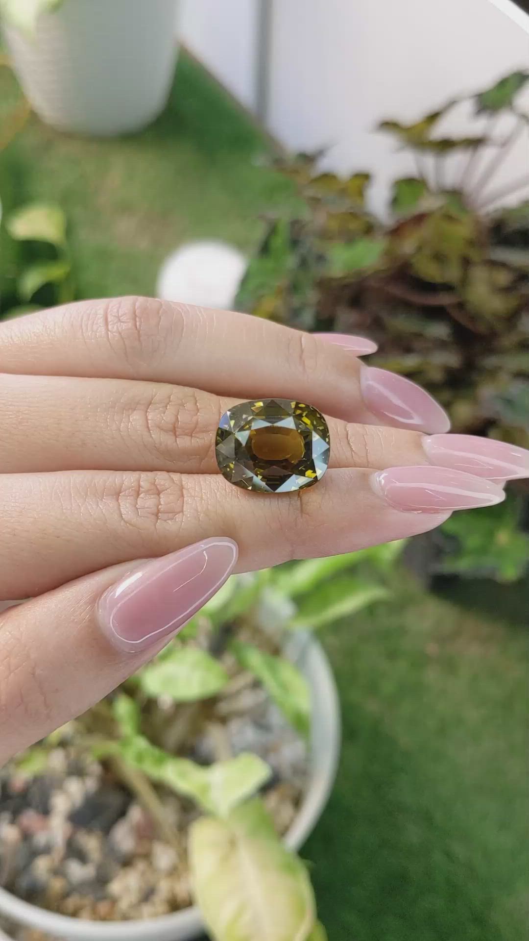 24.05 Ct. Alexandrite from Ceylon (Sri Lanka) Size Video