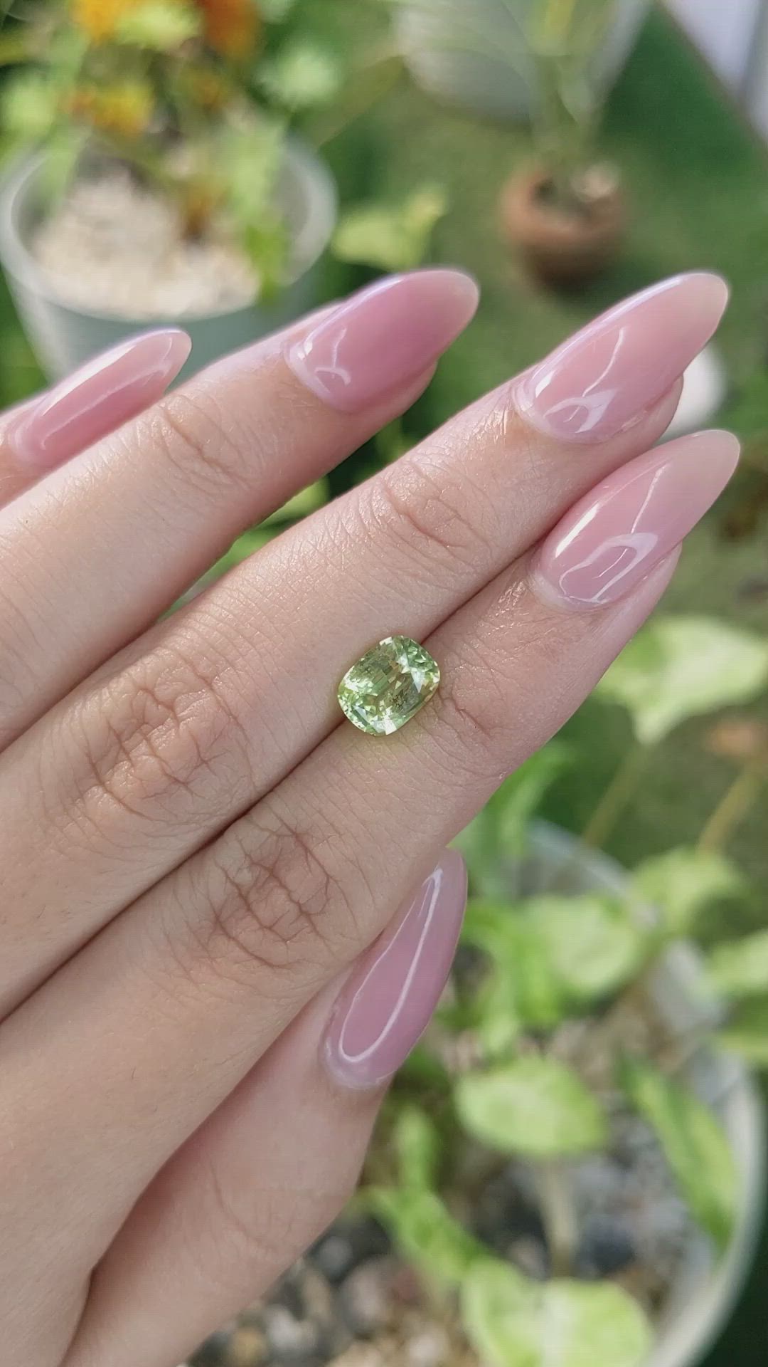1.61 Ct. Chrysoberyl from Madagascar Size Video