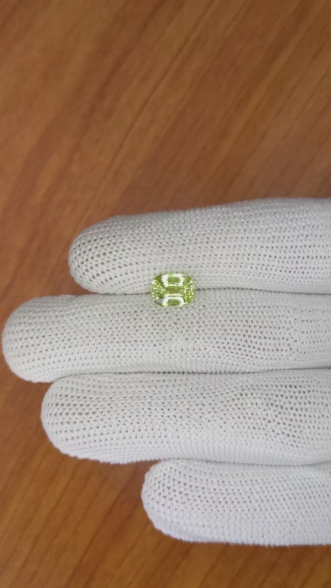 1.61 Ct. Chrysoberyl from Madagascar Size Video