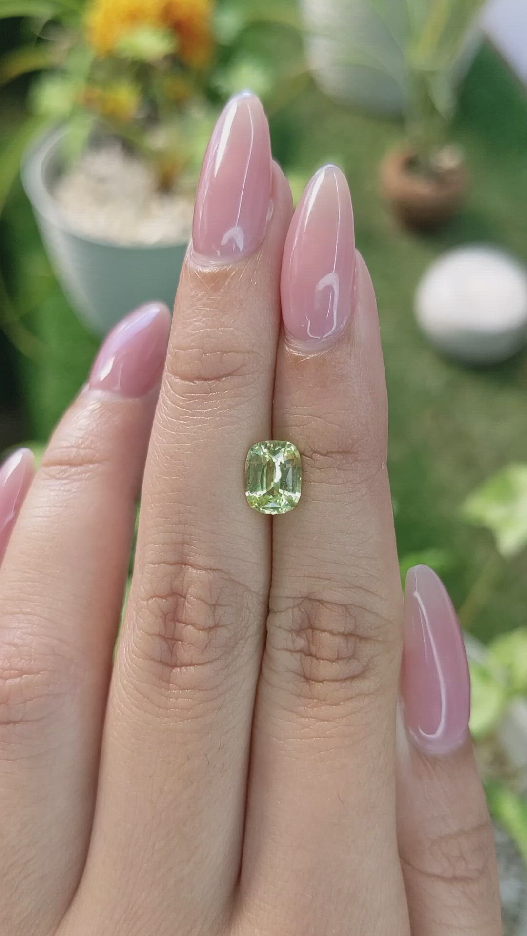 1.61 Ct. Chrysoberyl from Madagascar Size Video