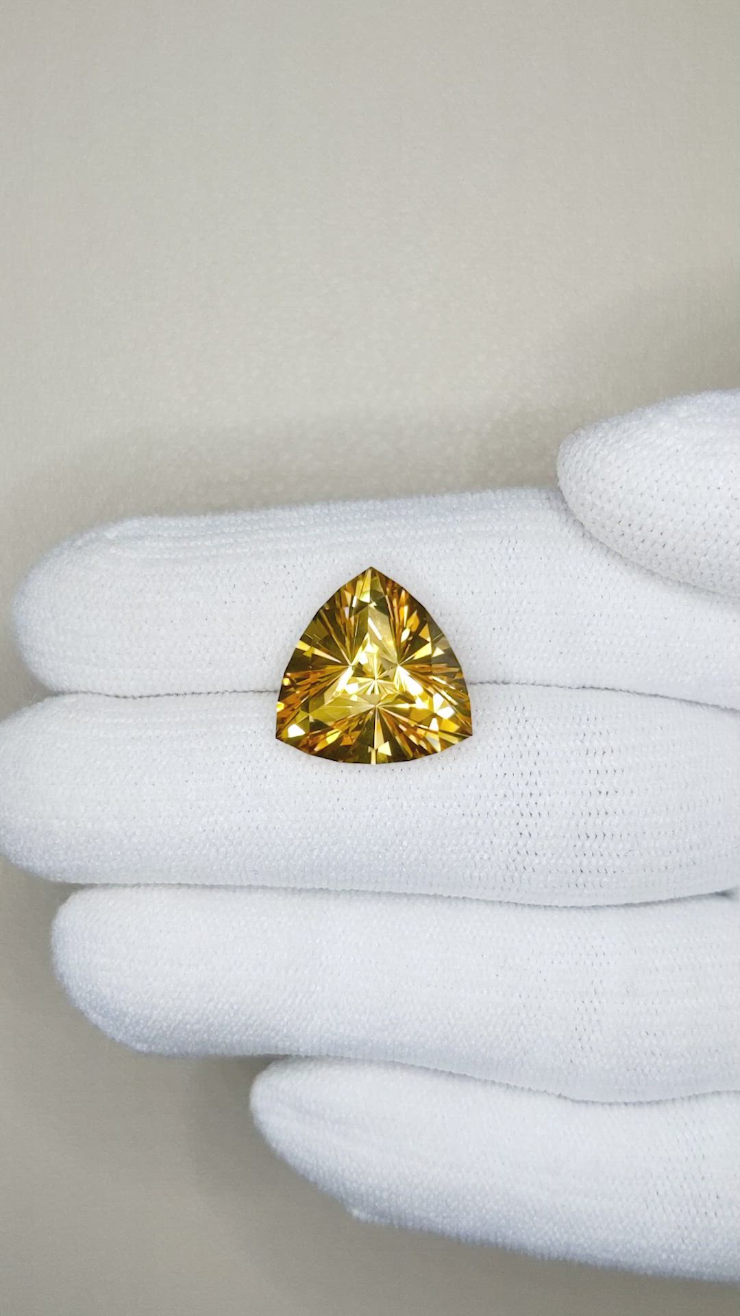 8.44 Ct. Citrine from Brazil Size Video