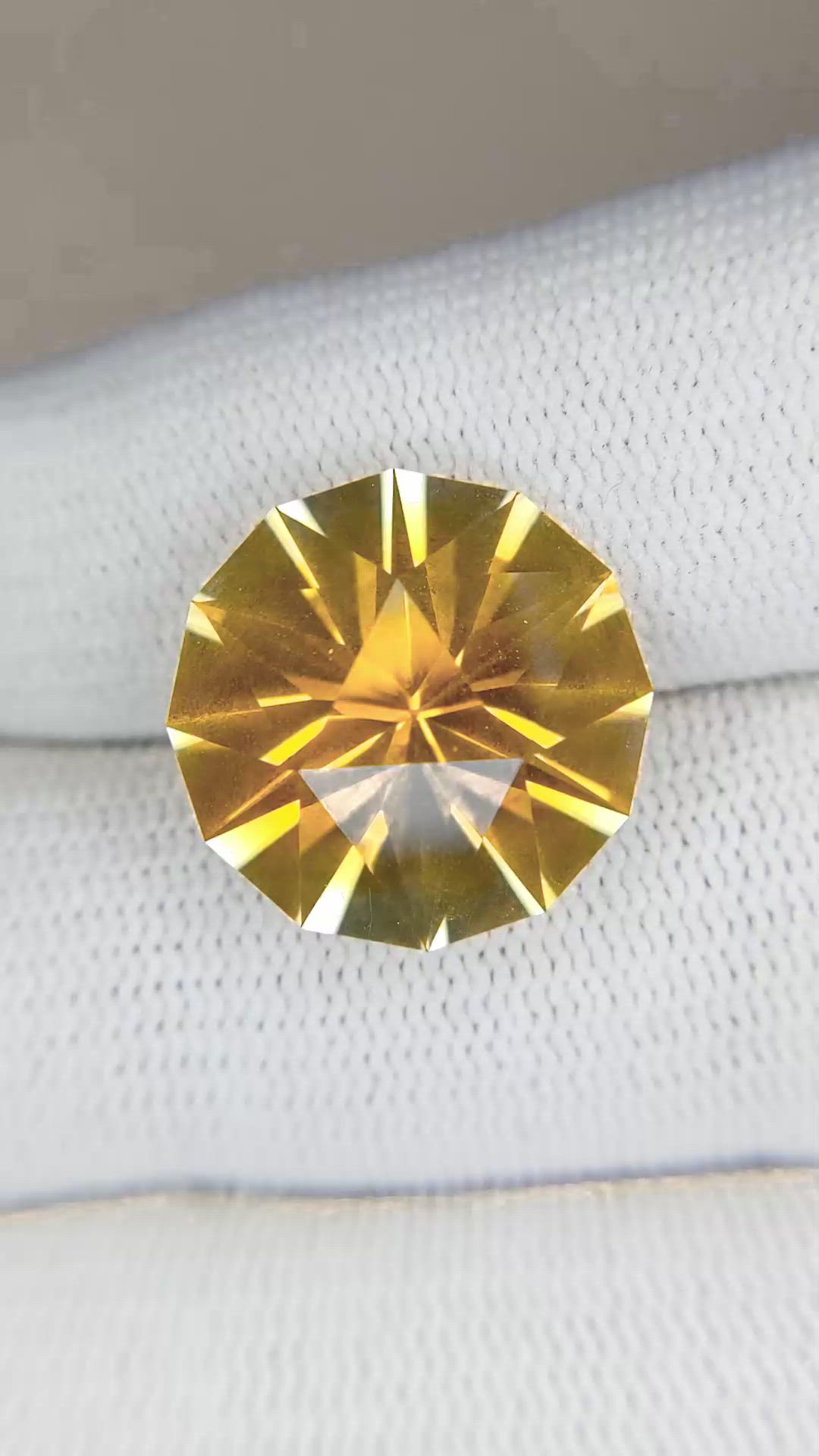 9.95 Ct. Citrine from Brazil Size Video