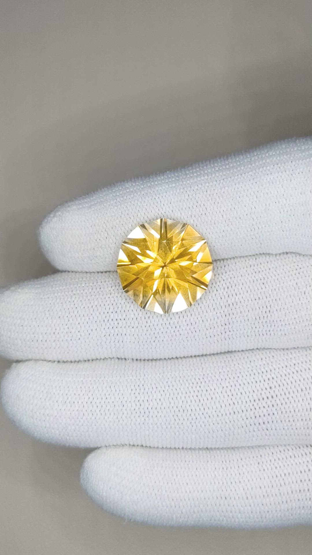 9.95 Ct. Citrine from Brazil Size Video