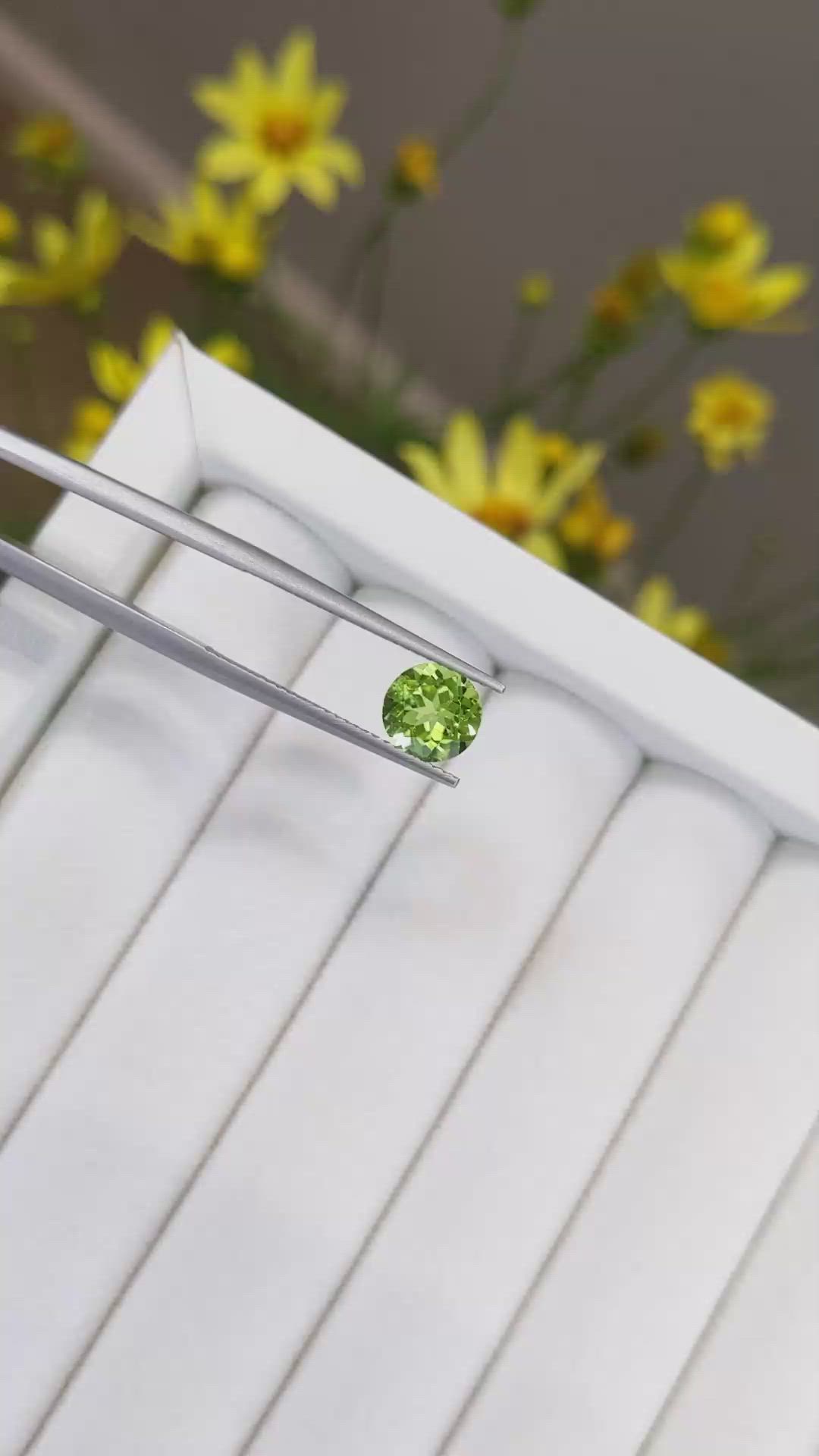 1.44 Ct. Peridot from Burma (Myanmar) Size Video