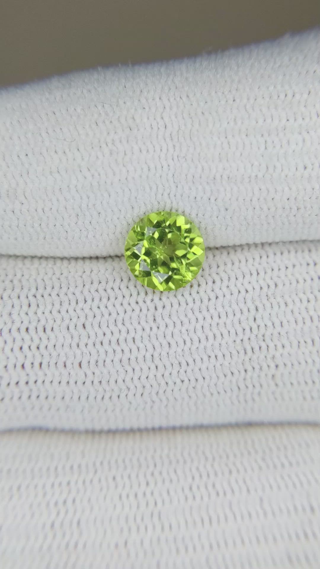 1.44 Ct. Peridot from Burma (Myanmar) Size Video