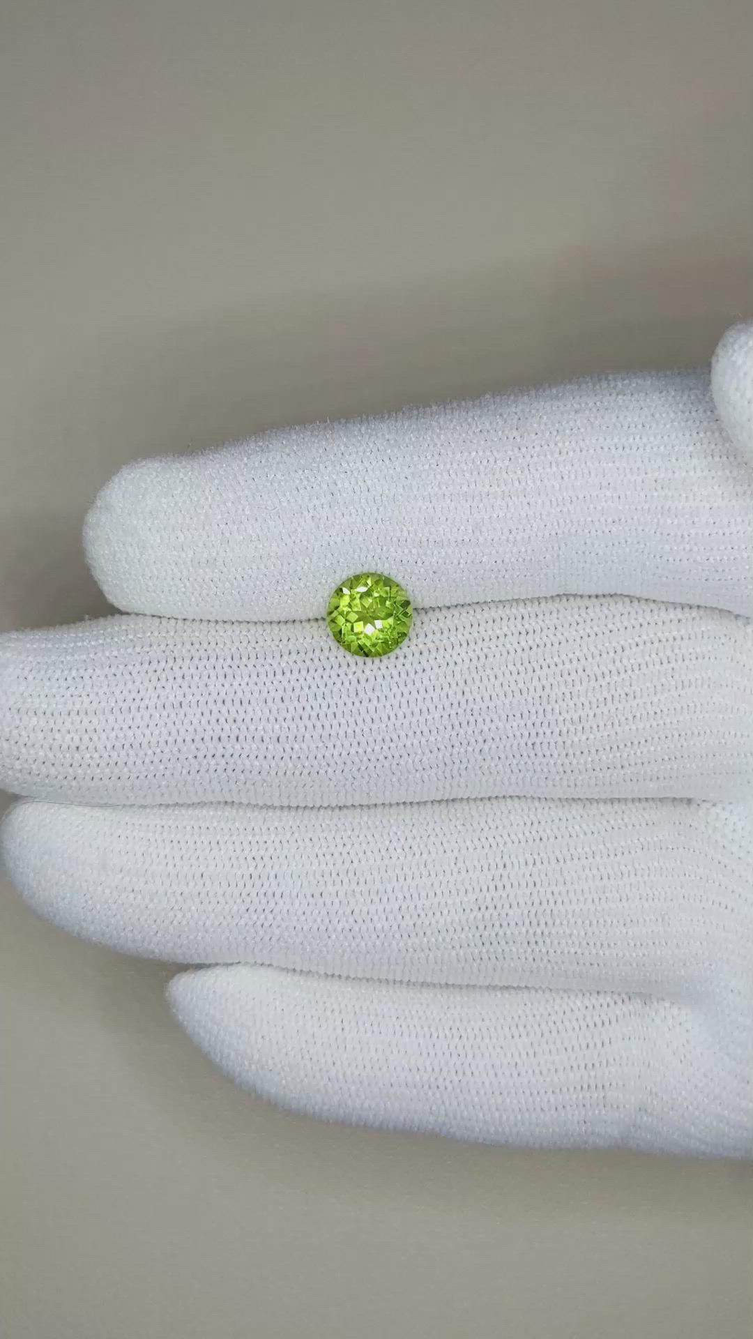 1.44 Ct. Peridot from Burma (Myanmar) Size Video