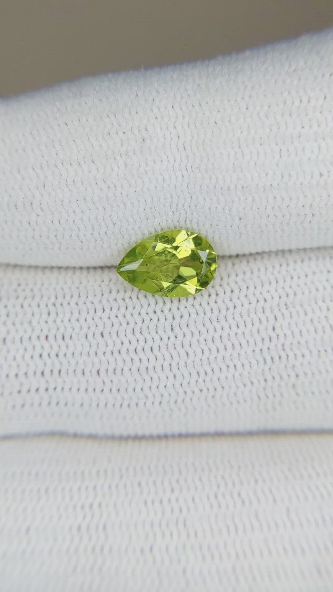 1.32 Ct. Peridot from Burma (Myanmar) Size Video