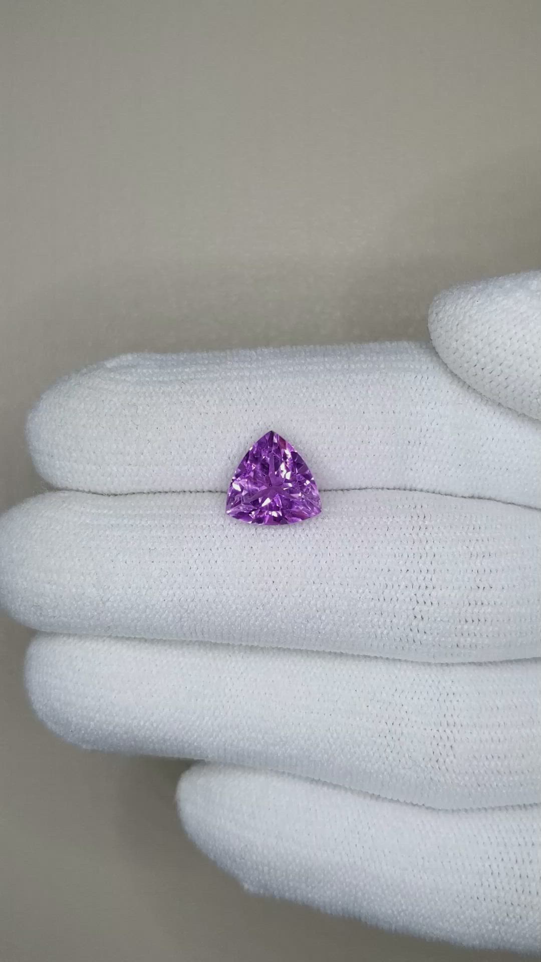 2.33 Ct. Amethyst from Brazil Size Video