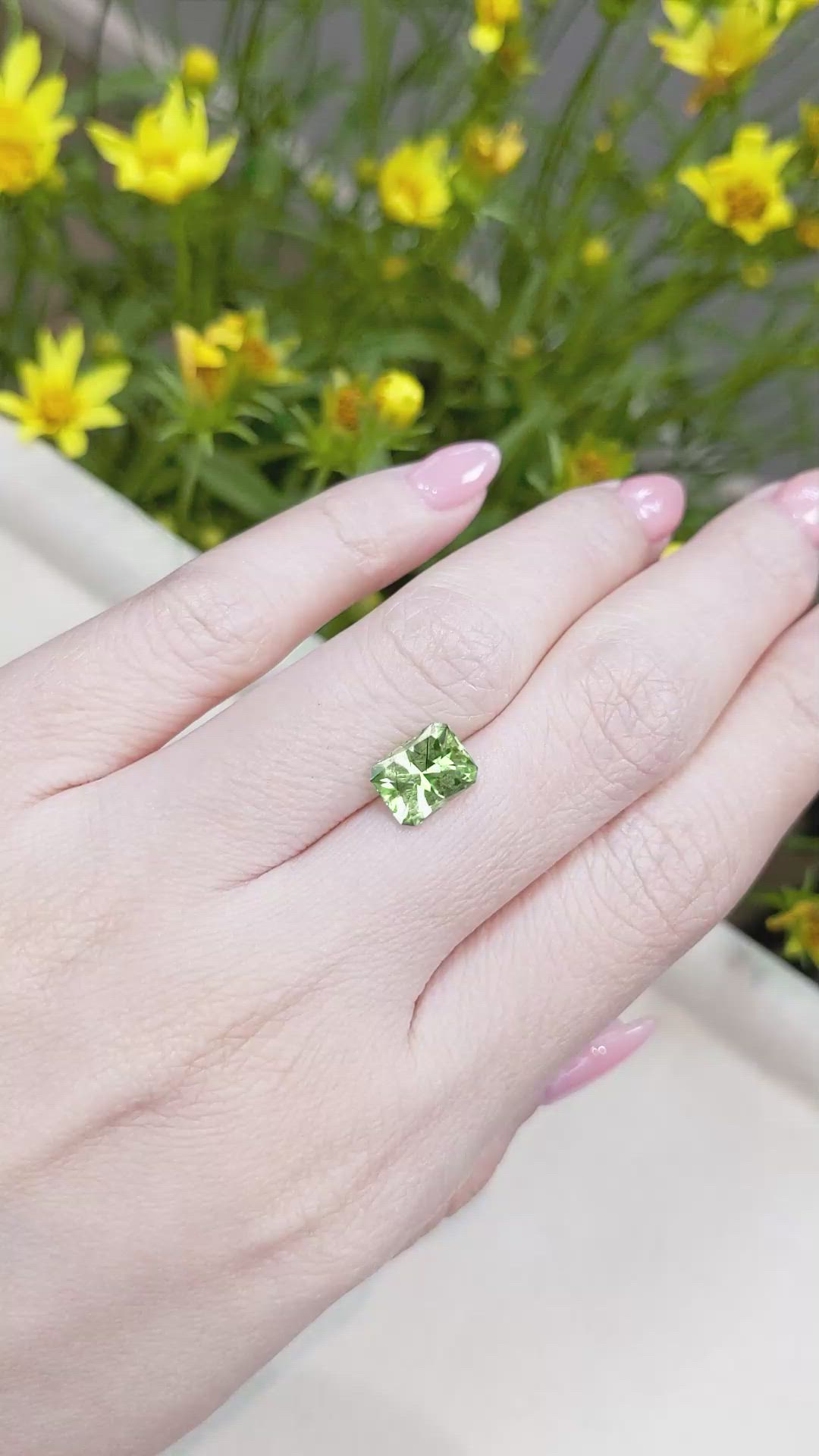 2.57 Ct. Peridot from Pakistan Size Video