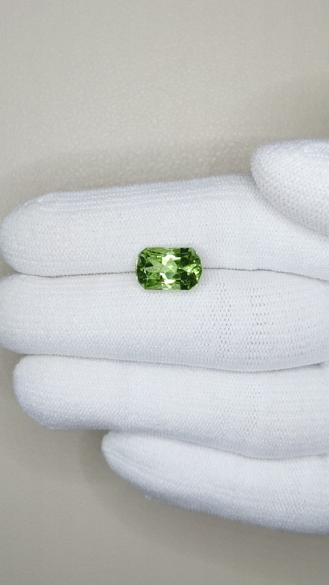 3.72 Ct. Peridot from Pakistan Size Video